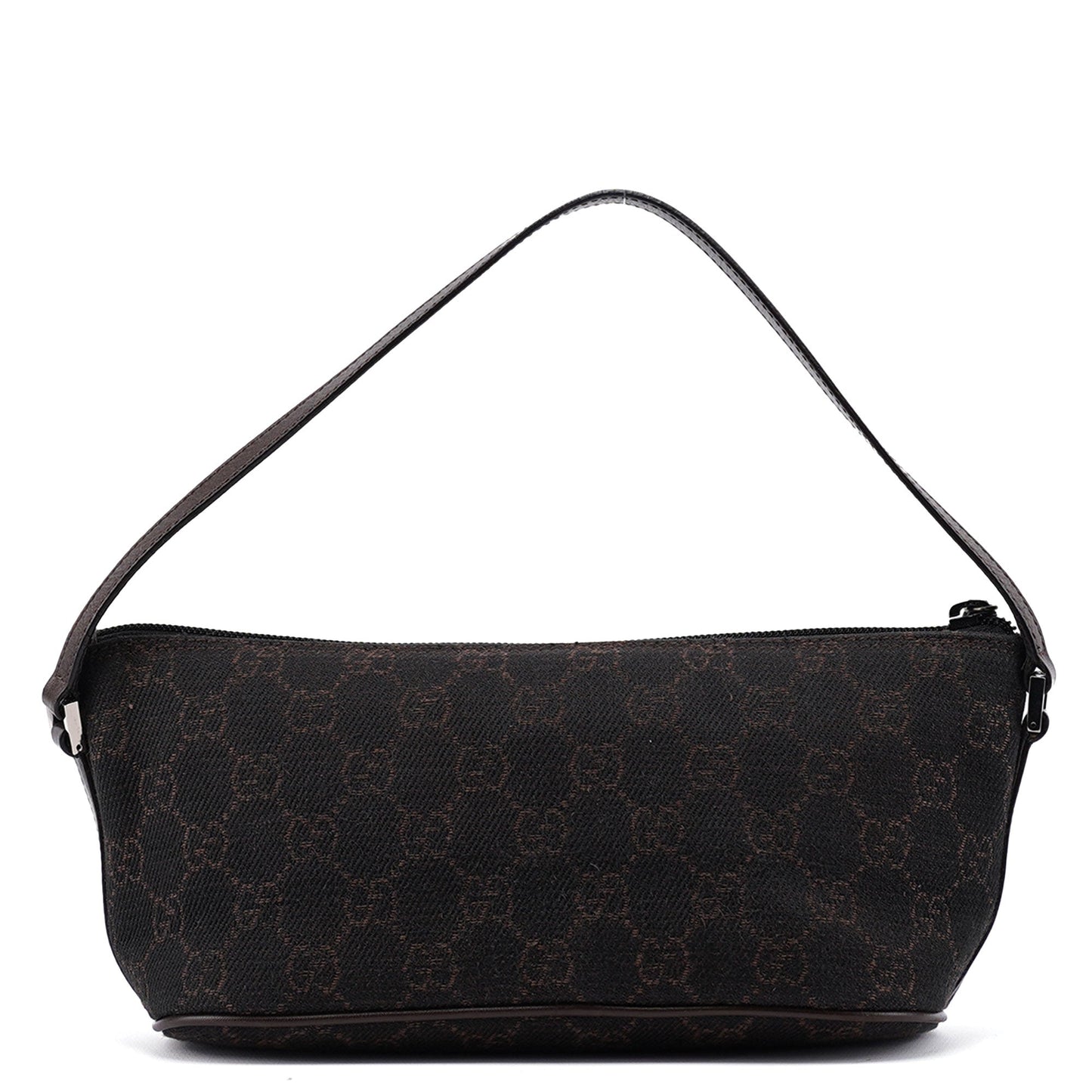 07198 Brown GG Boat Pochette