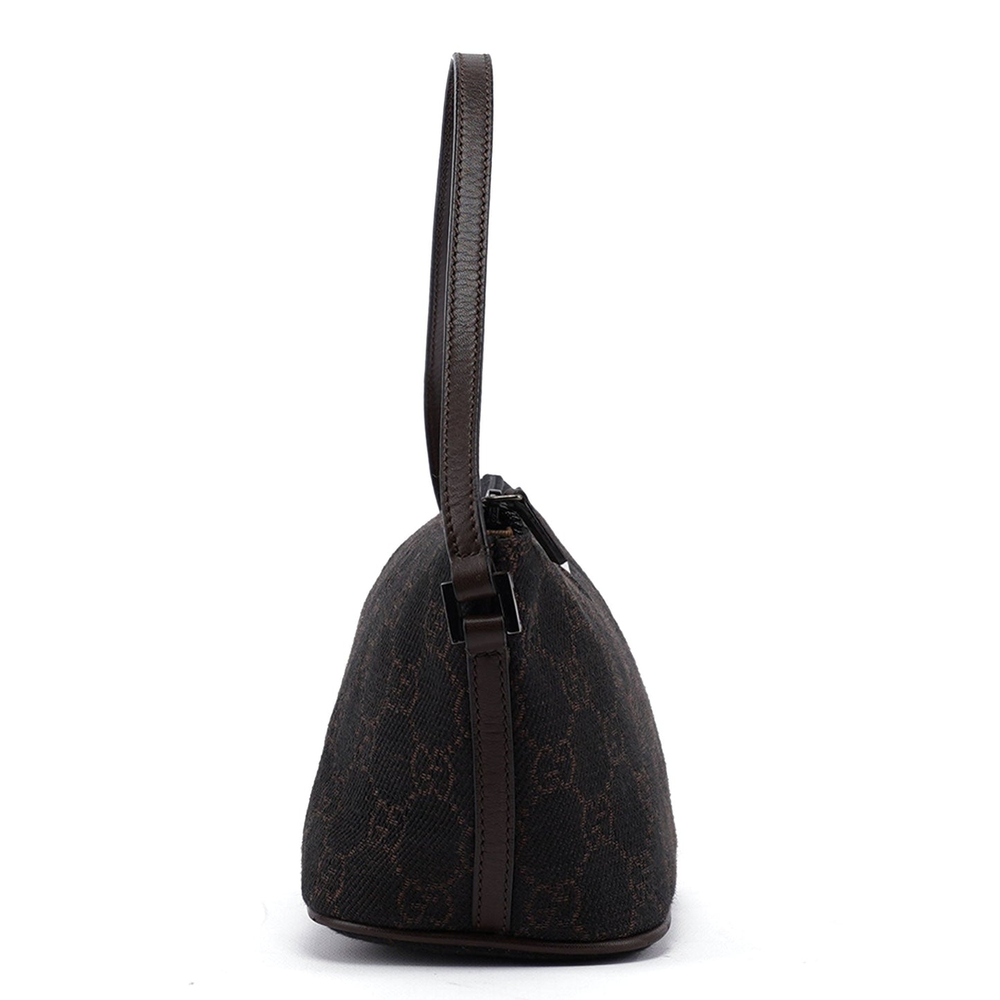 07198 Brown GG Boat Pochette