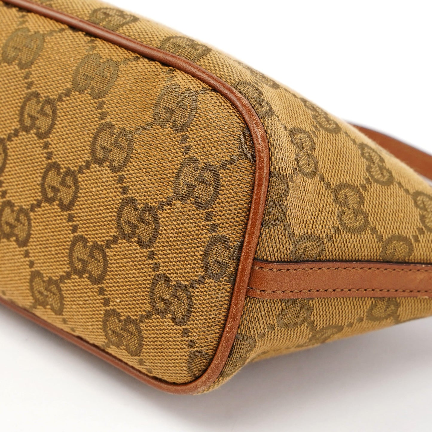 07198 Light Brown GG Boat Pochette