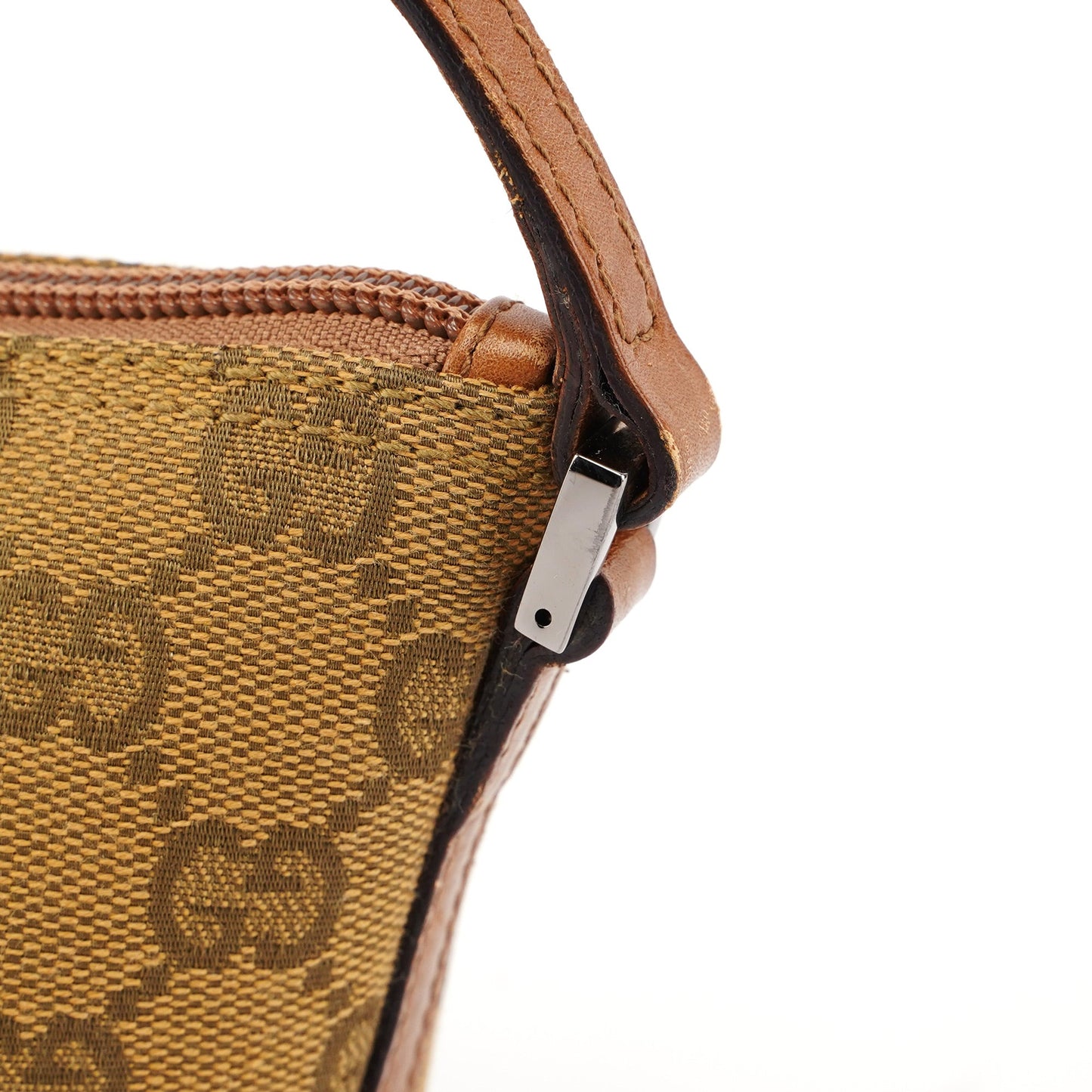 07198 Light Brown GG Boat Pochette