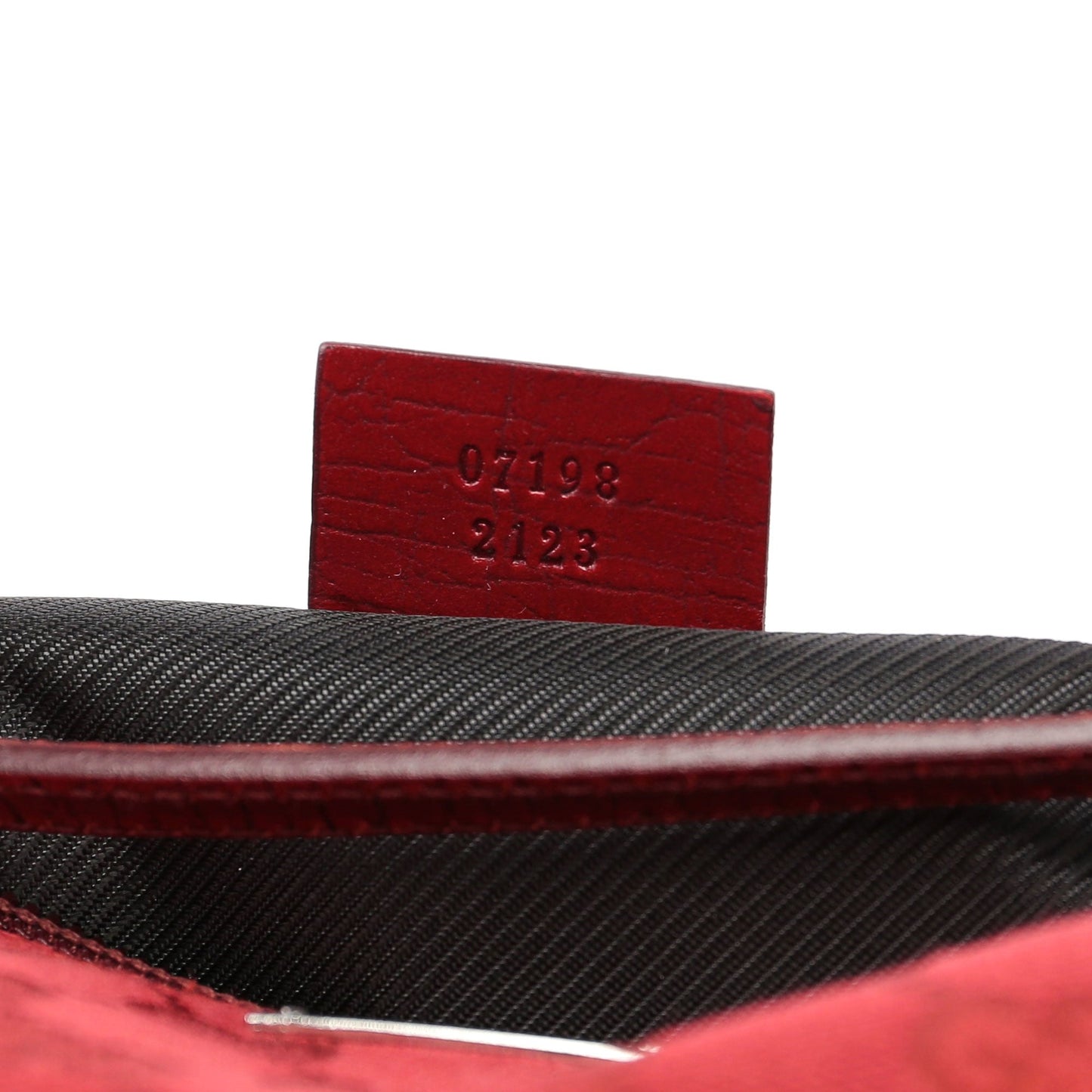 07198 Red GG Boat Pochette