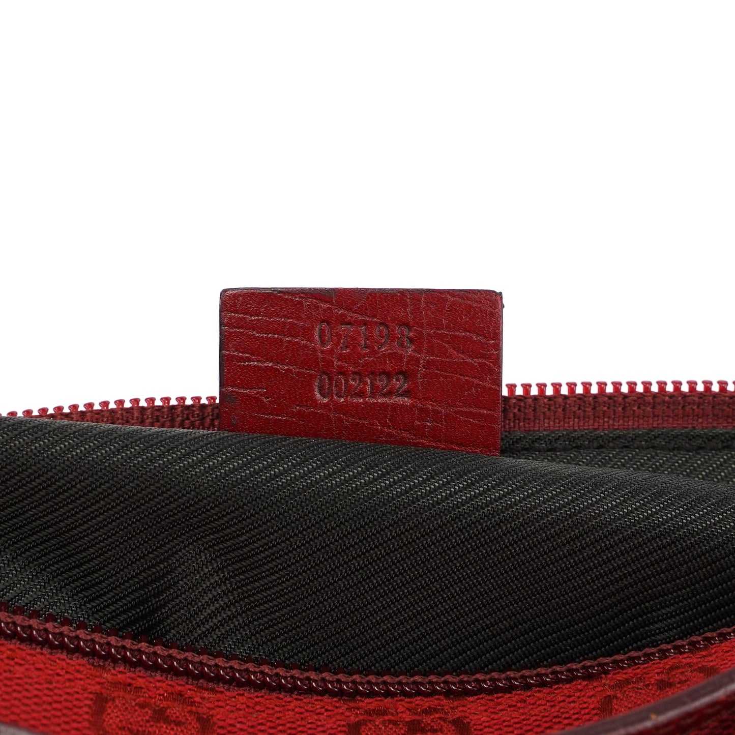 07198 Red GG Boat Pochette
