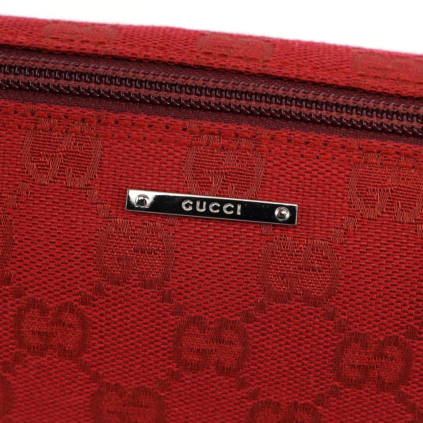 07198 Red GG Boat Pochette