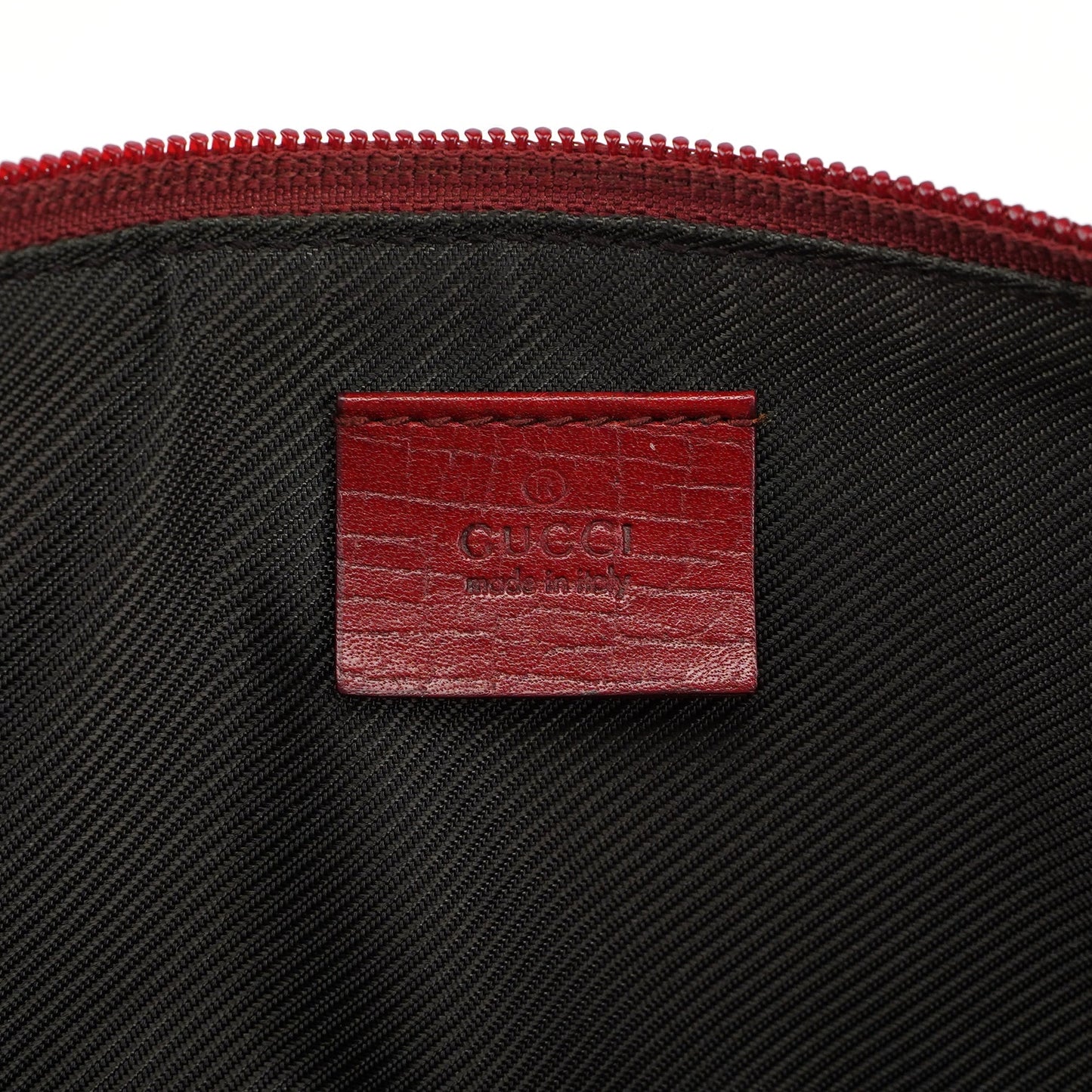 07198 Red GG Boat Pochette