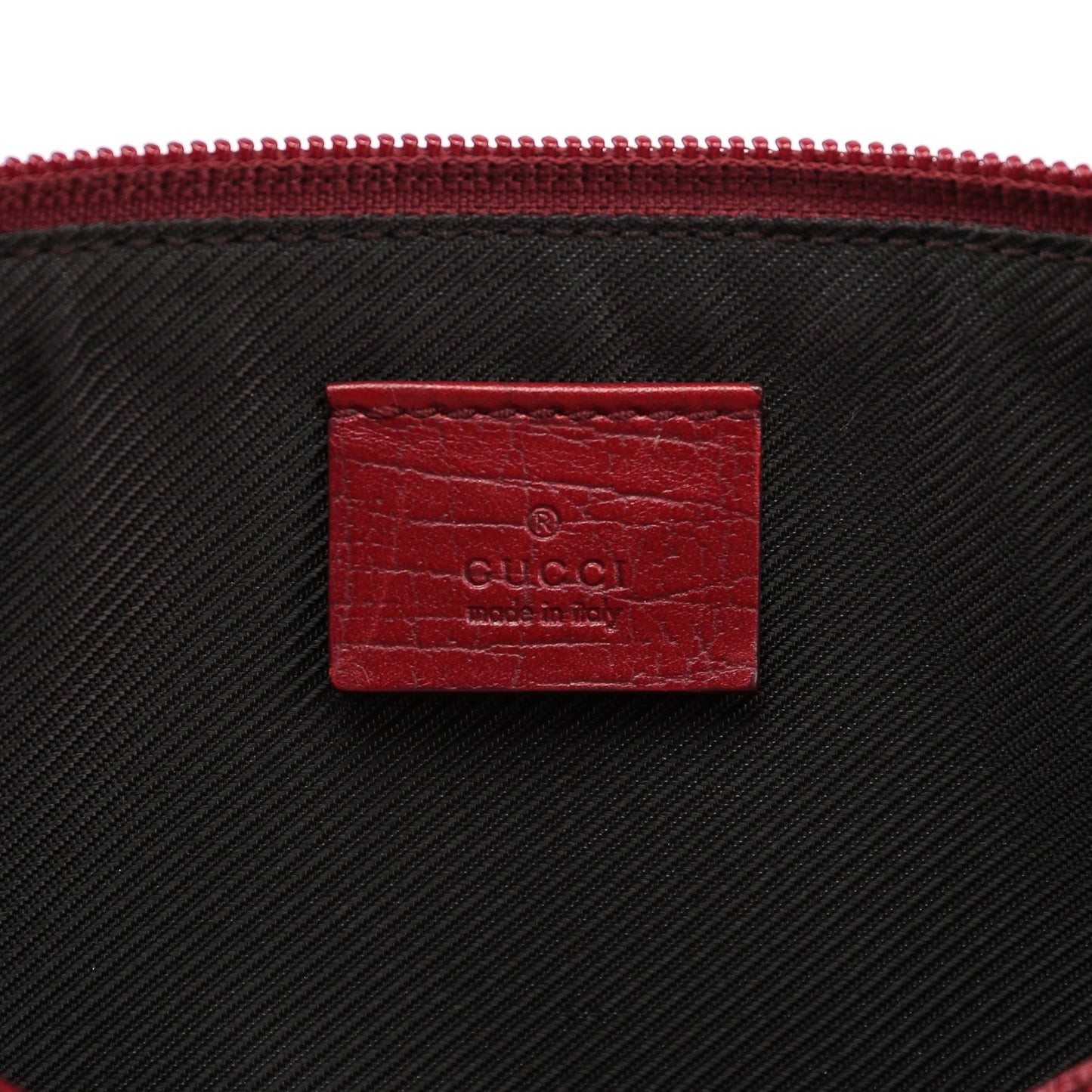 07198 Red GG Boat Pochette