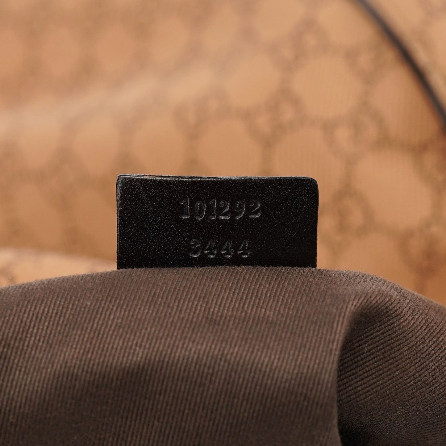 101292 Beige GG Hobo Shoulder Bag