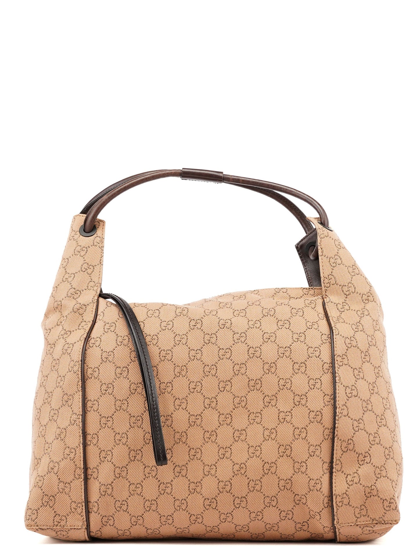 101292 Beige GG Hobo Shoulder Bag