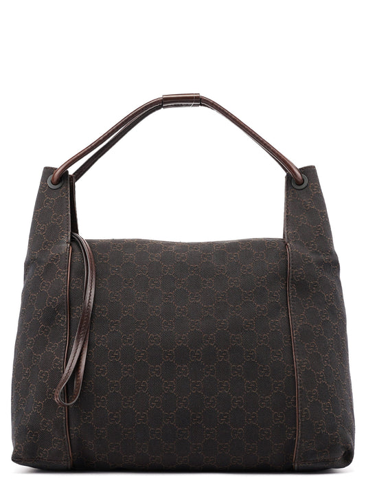101292 Brown GG Hobo Shoulder Bag