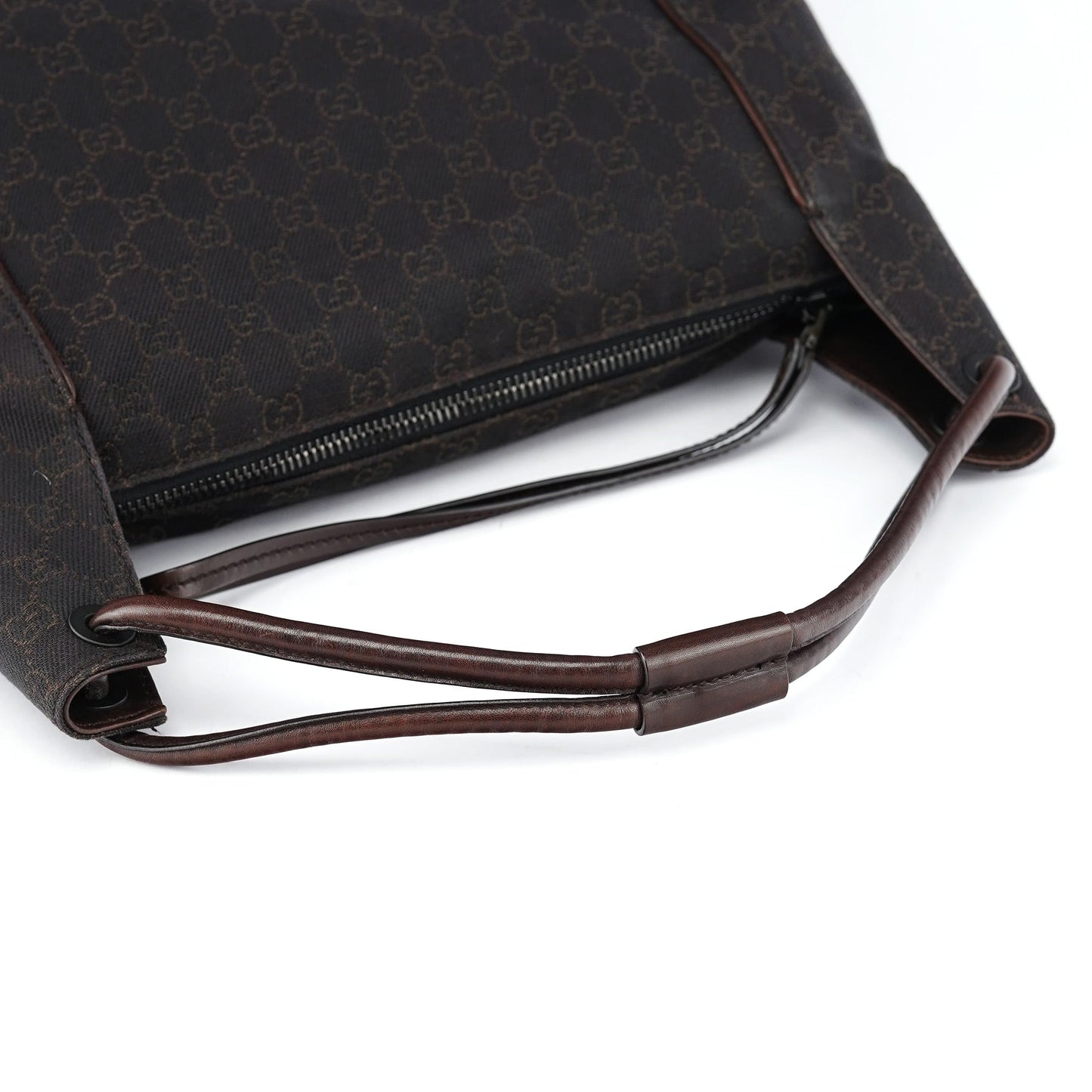 101292 Brown GG Hobo Shoulder Bag