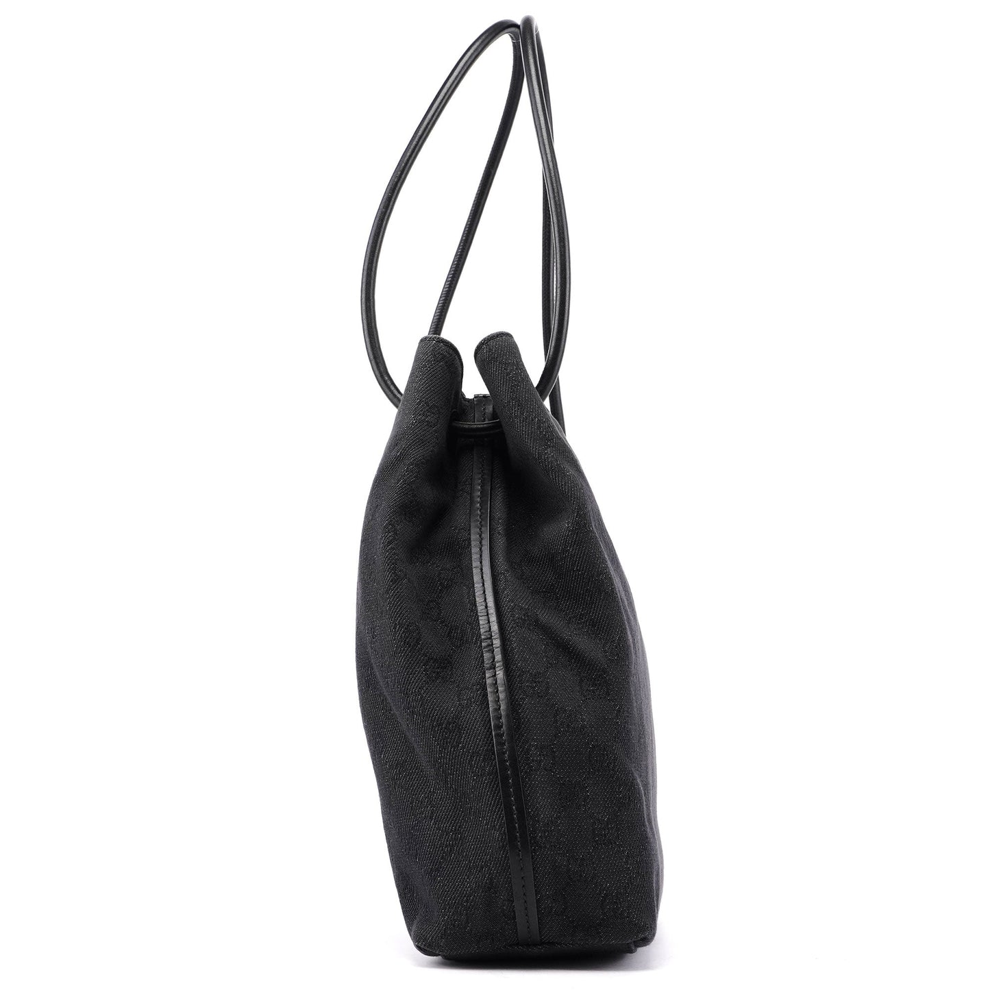 101341 Anthracite GG Denim Shoulder Bag
