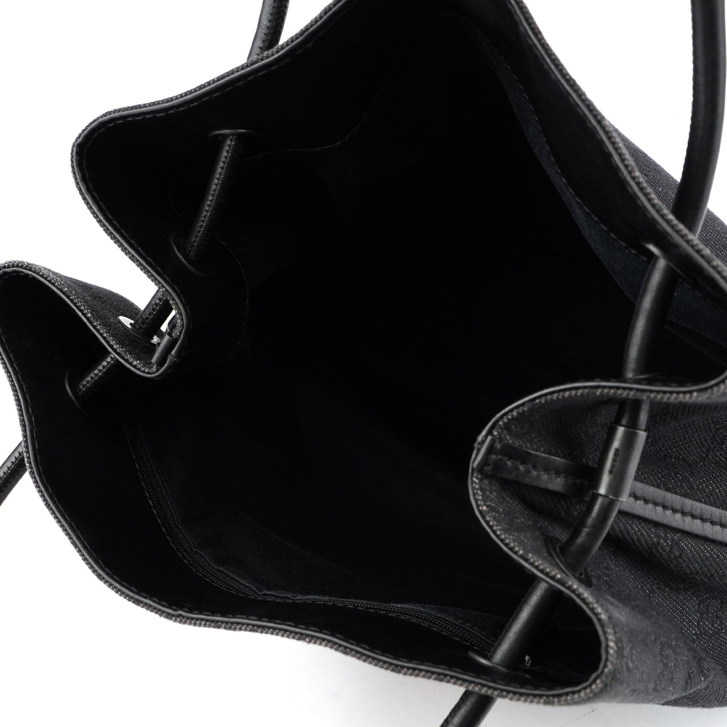 101341 Anthracite GG Denim Shoulder Bag