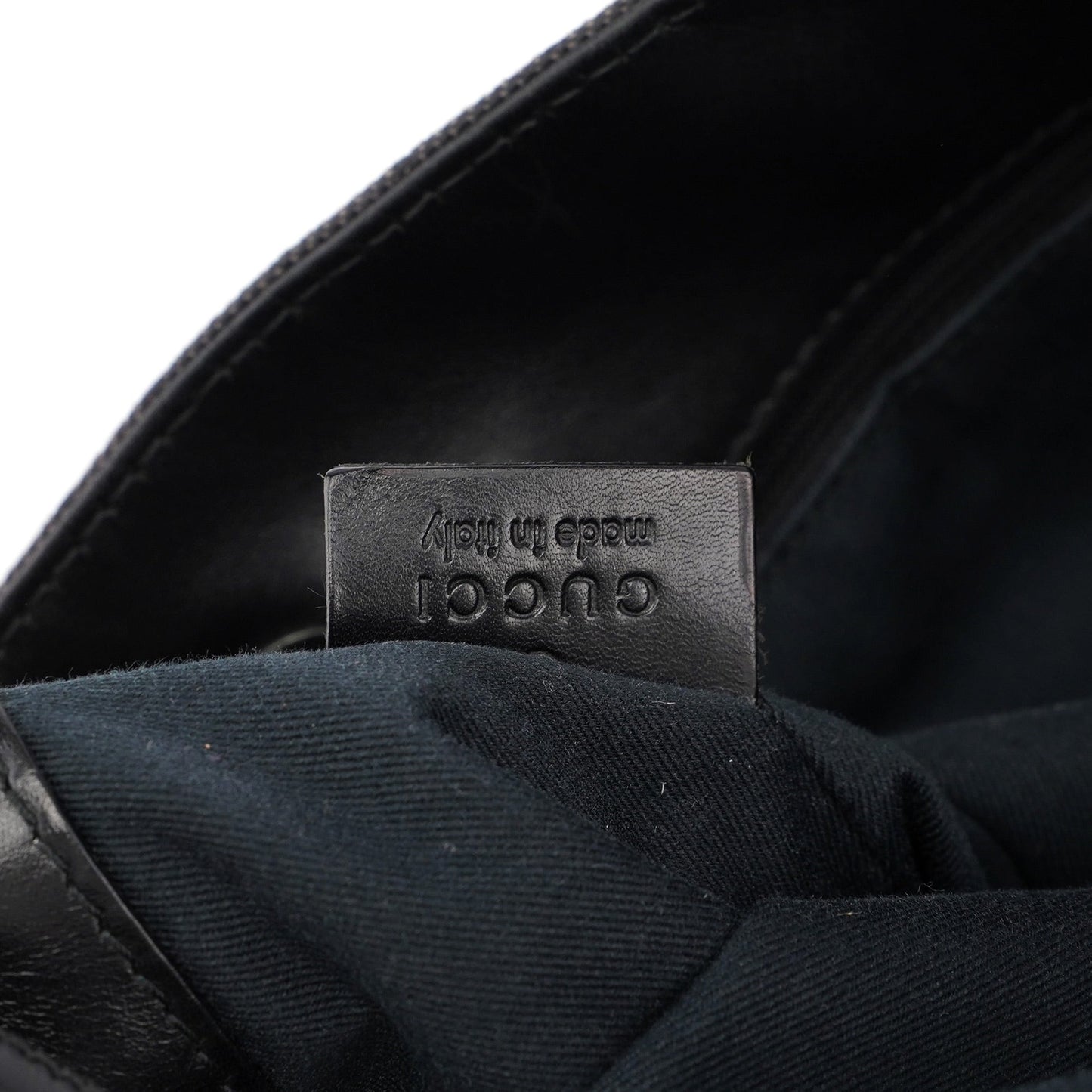 101341 Anthracite GG Denim Shoulder Bag