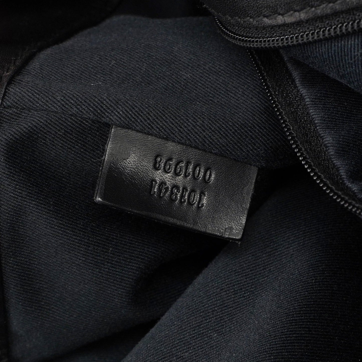 101341 Anthracite GG Denim Shoulder Bag