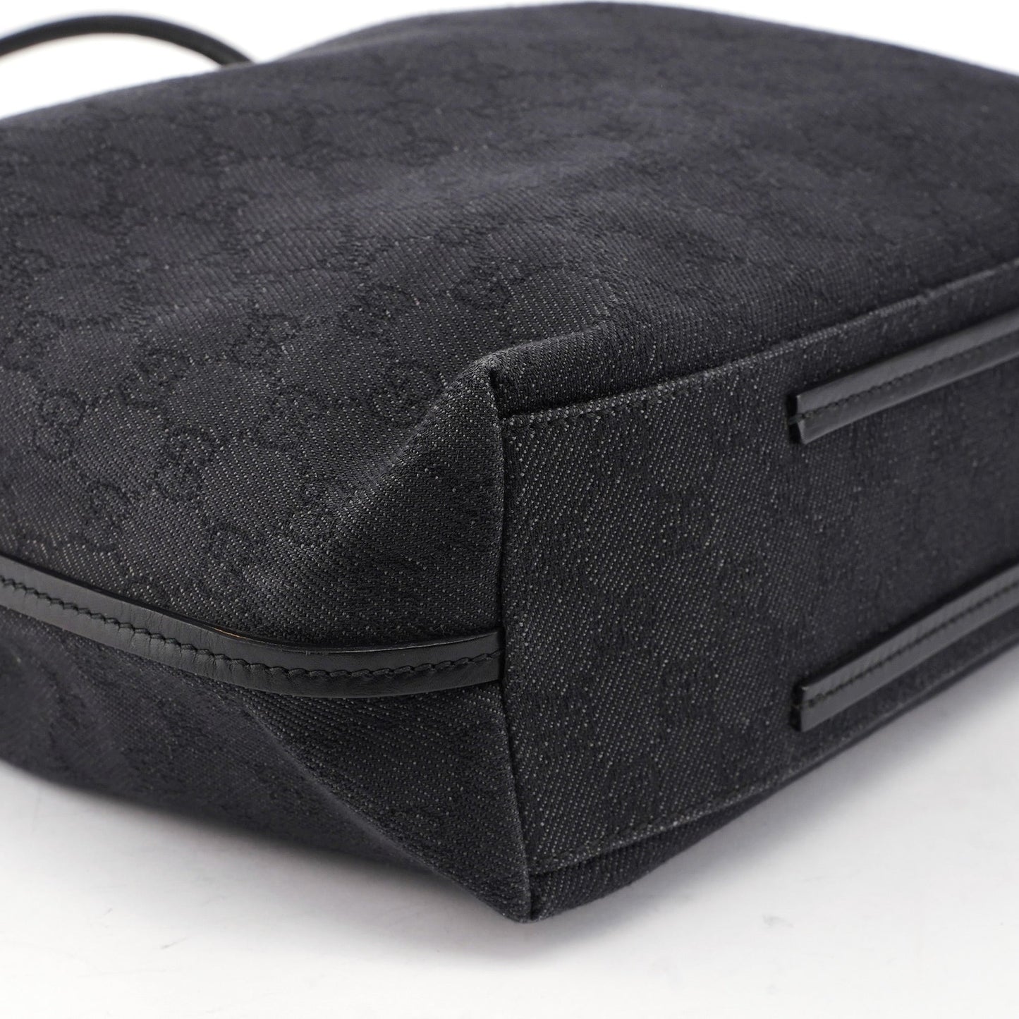 101341 Anthracite GG Denim Shoulder Bag