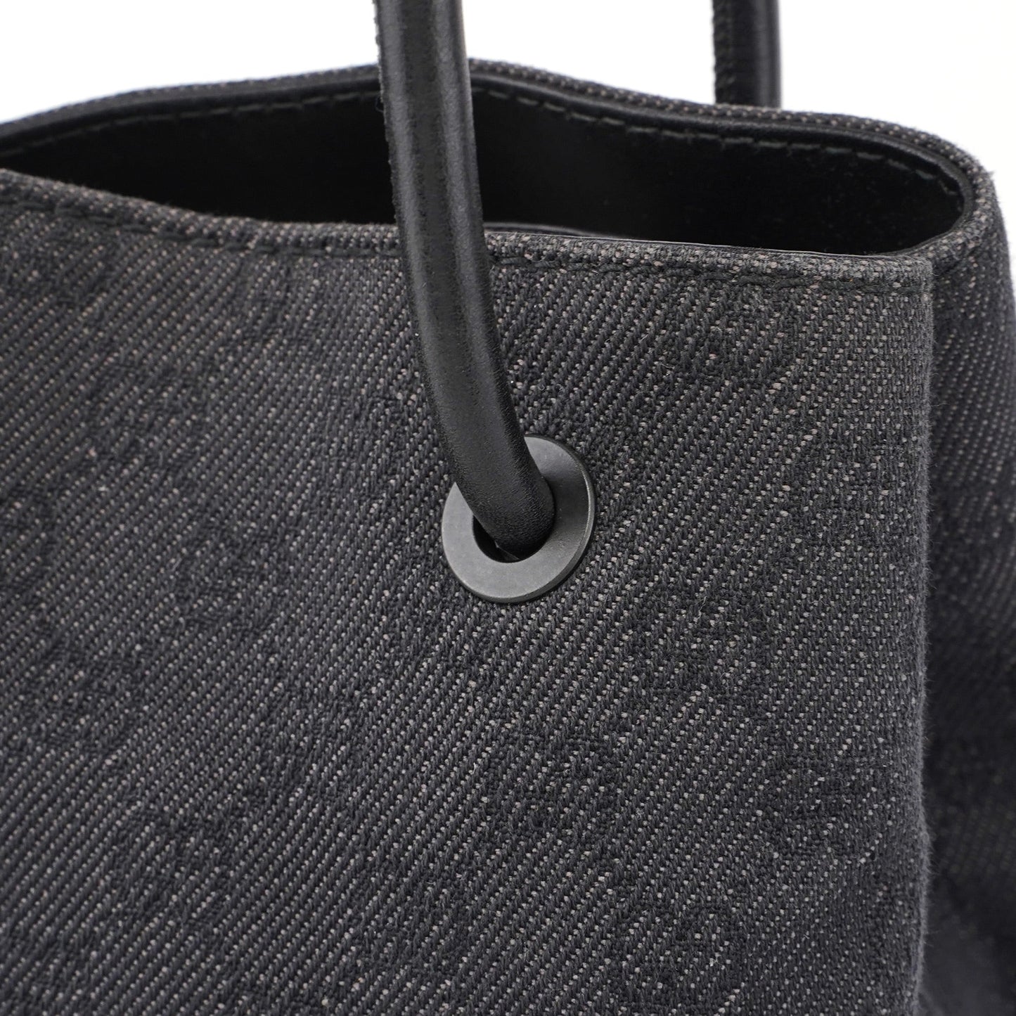 101341 Anthracite GG Denim Shoulder Bag