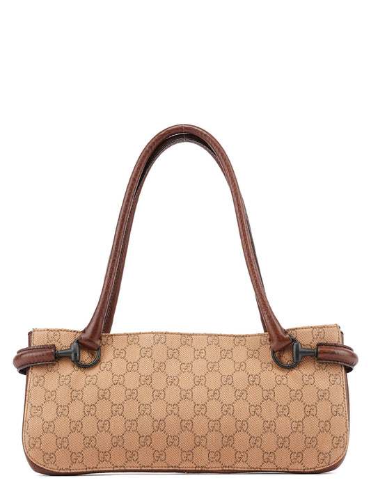 101345 Beige GG Horsebit Tote Bag