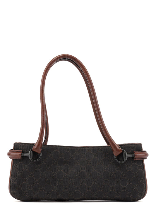 101345 Brown GG Horsebit Tote Bag