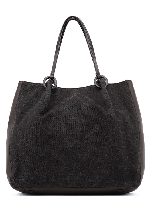 101920 Brown GG Tote Bag