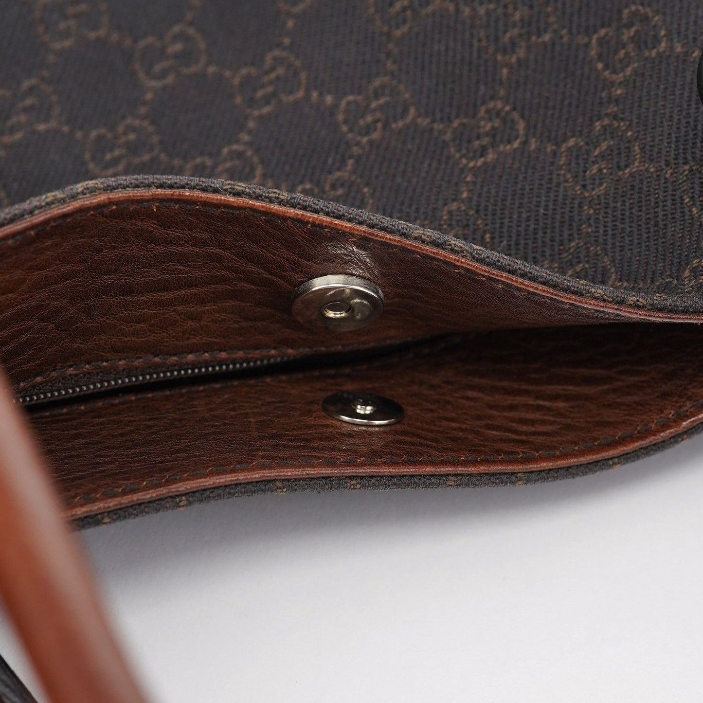 101971 Brown GG Horsebit Tote Bag