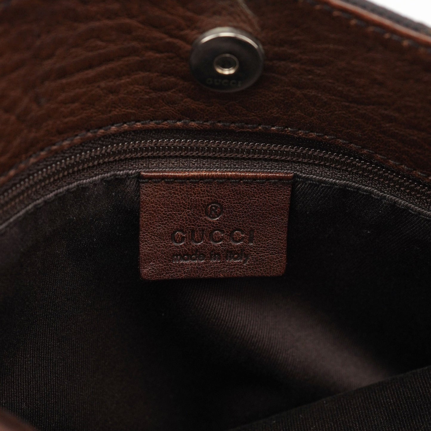 101971 Brown GG Horsebit Tote Bag