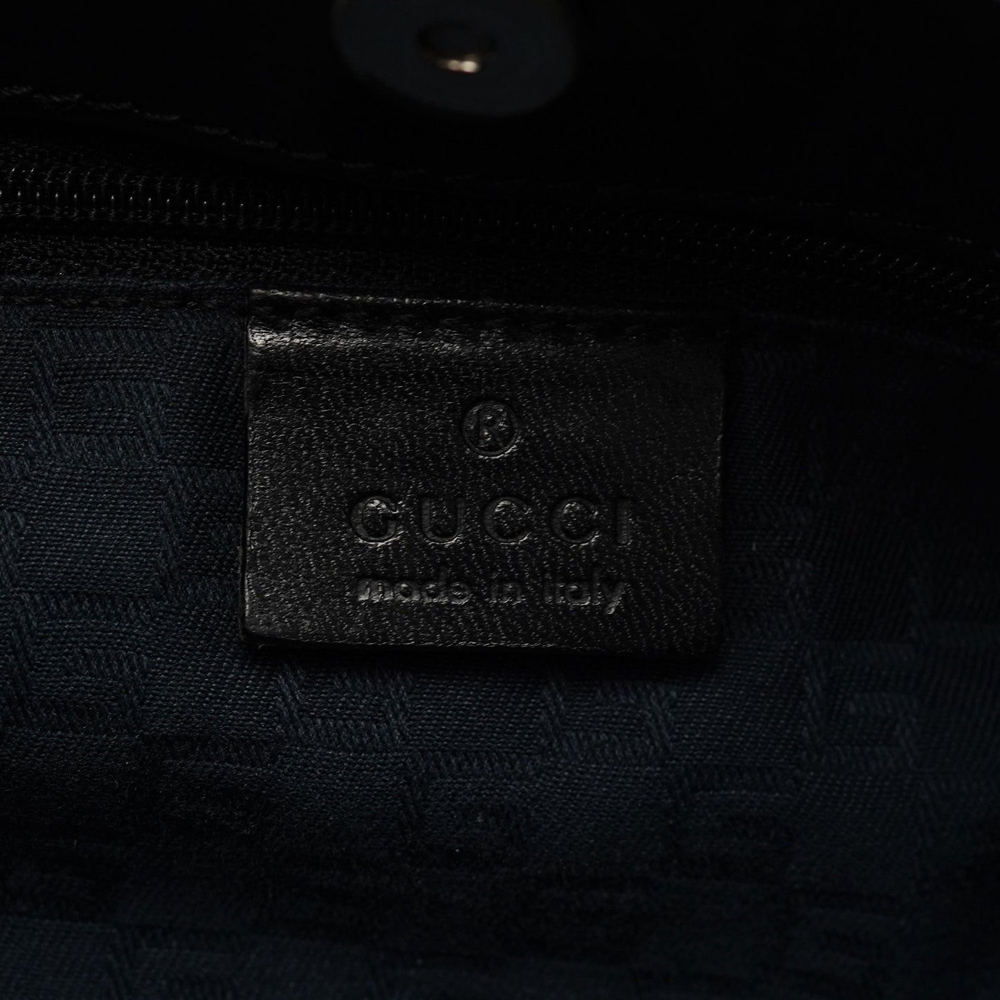 101975 Black Suede Horsebit Shoulder Bag