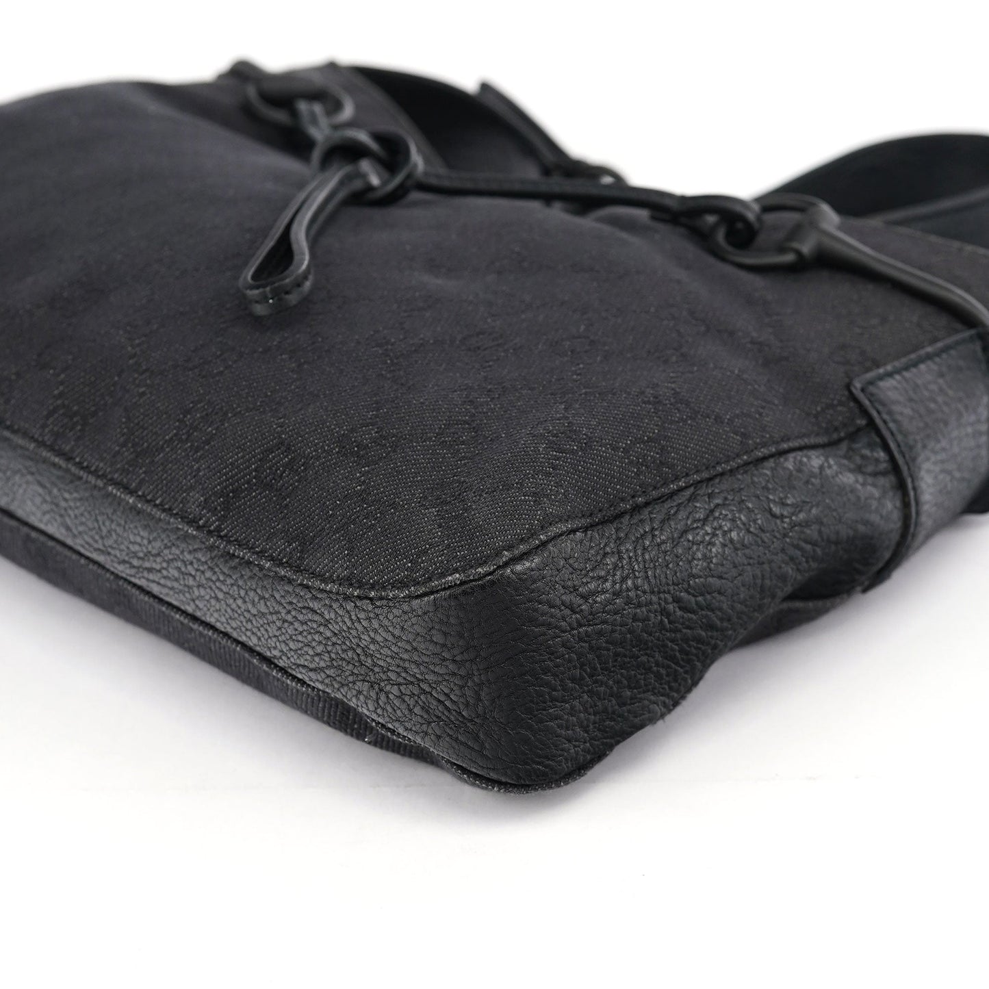 101975 Brown GG Horsebit Shoulder Bag