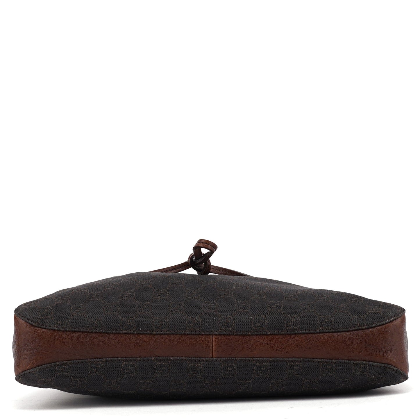 101975 Brown GG Horsebit Shoulder Bag