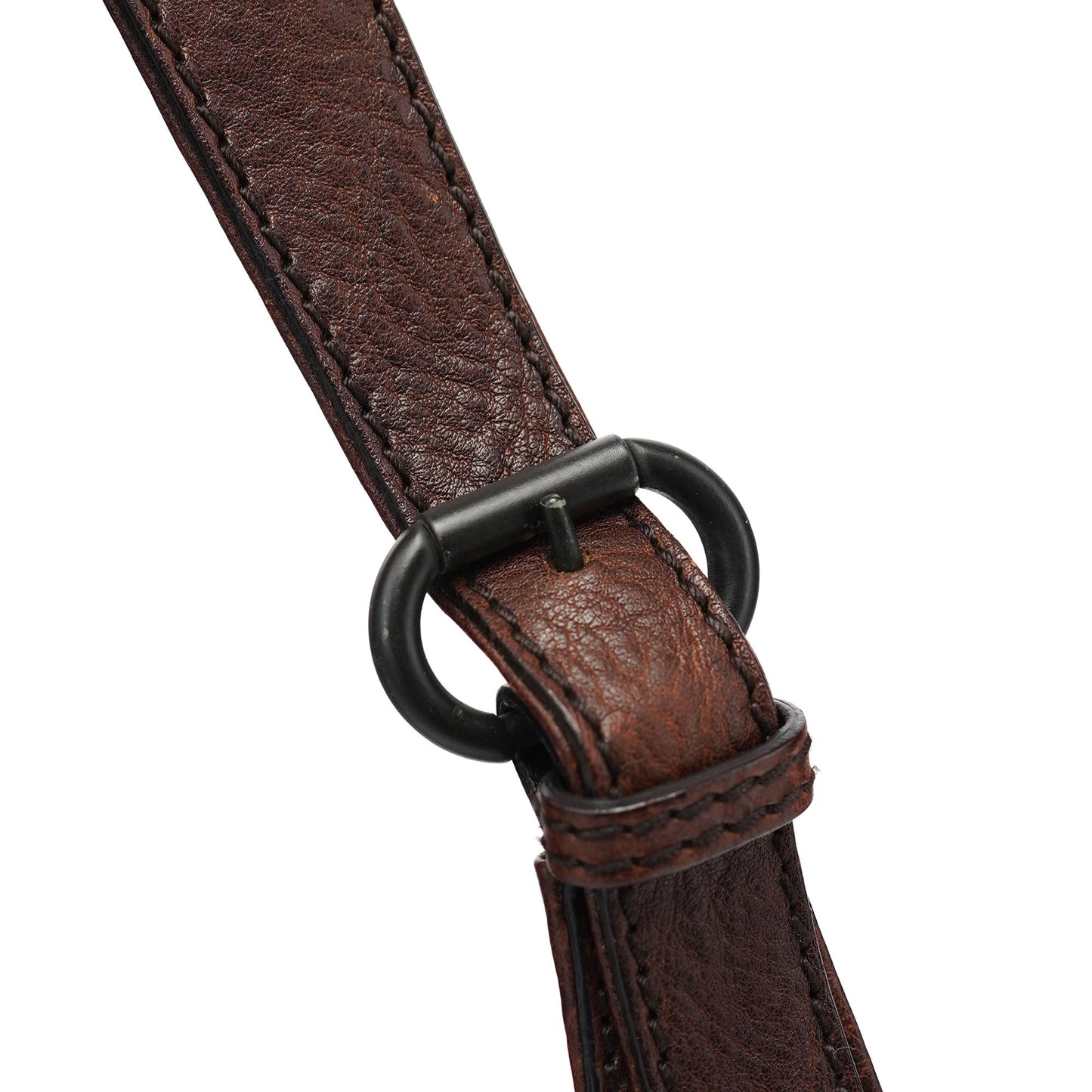 101975 Brown GG Horsebit Shoulder Bag