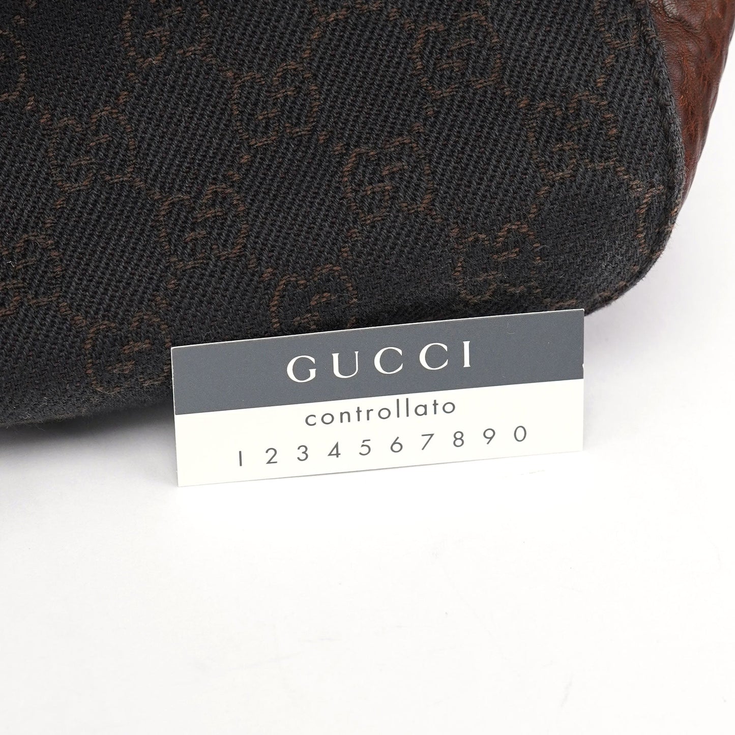 101975 Brown GG Horsebit Shoulder Bag