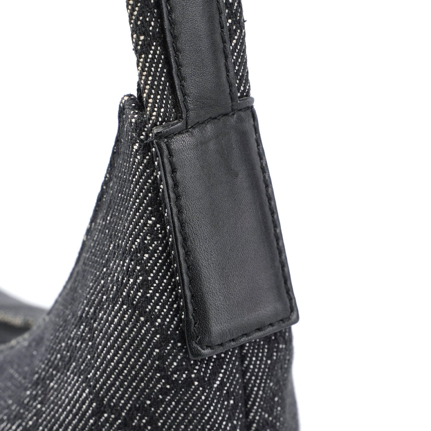 105649 Anthracite GG Denim Shoulder Bag