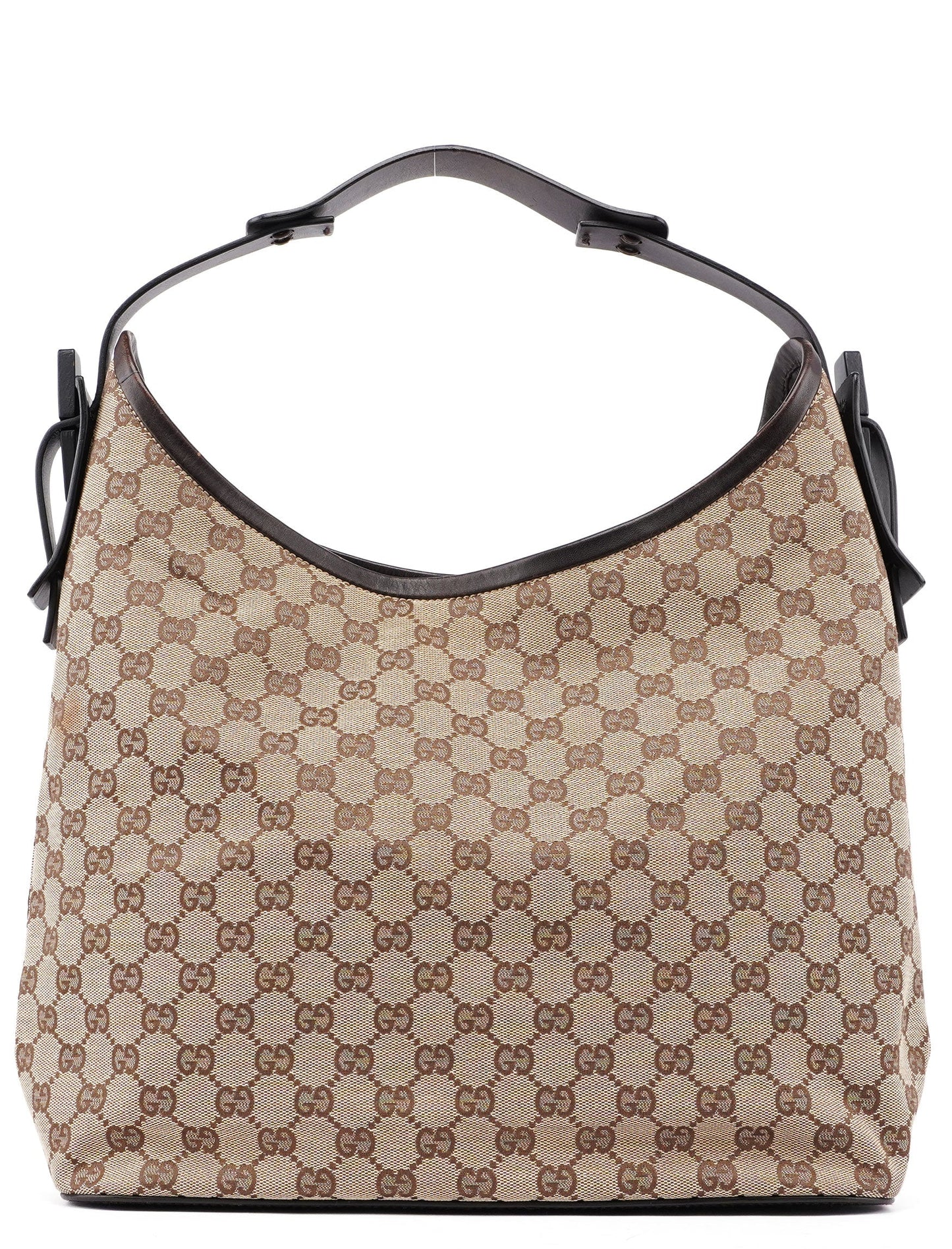 106242 Beige Brown GG Shoulder Bag