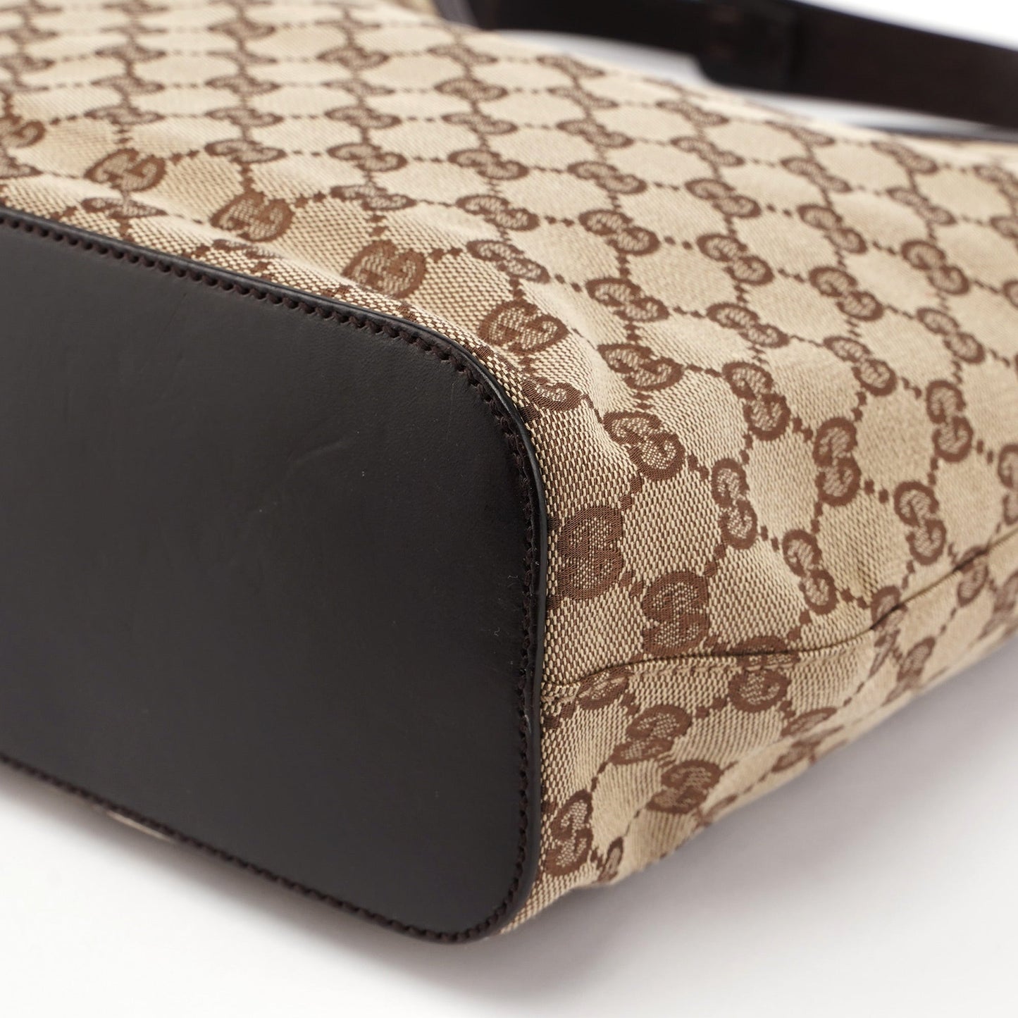 106242 Beige Brown GG Shoulder Bag