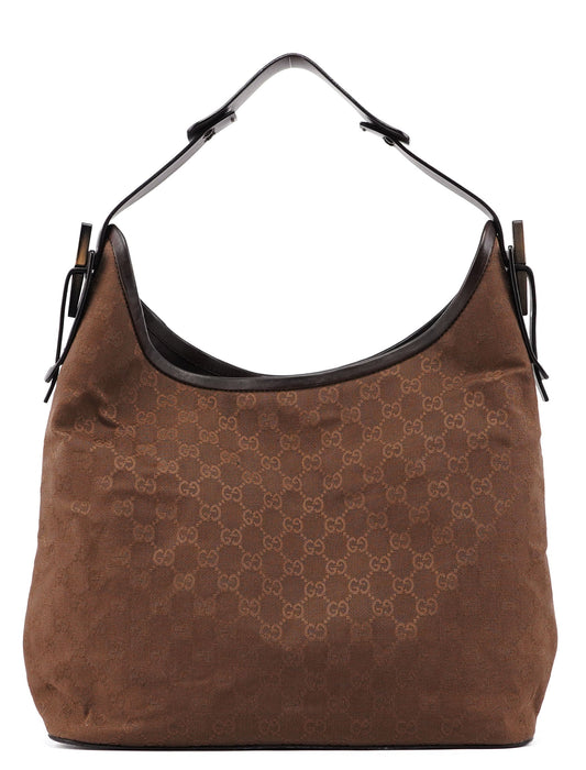 106242 Brown GG Hobo Shoulder Bag