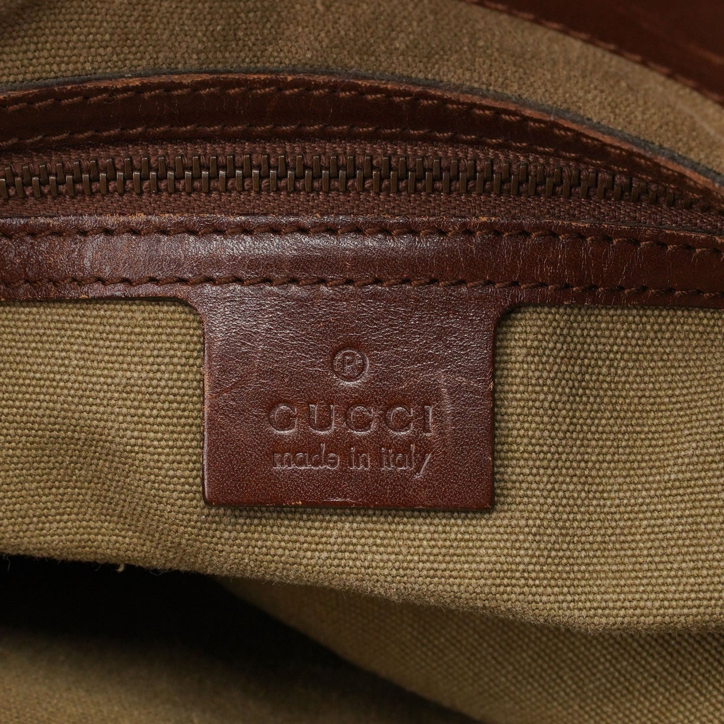 109138 Beige Canvas Bamboo Dual Handle Bag