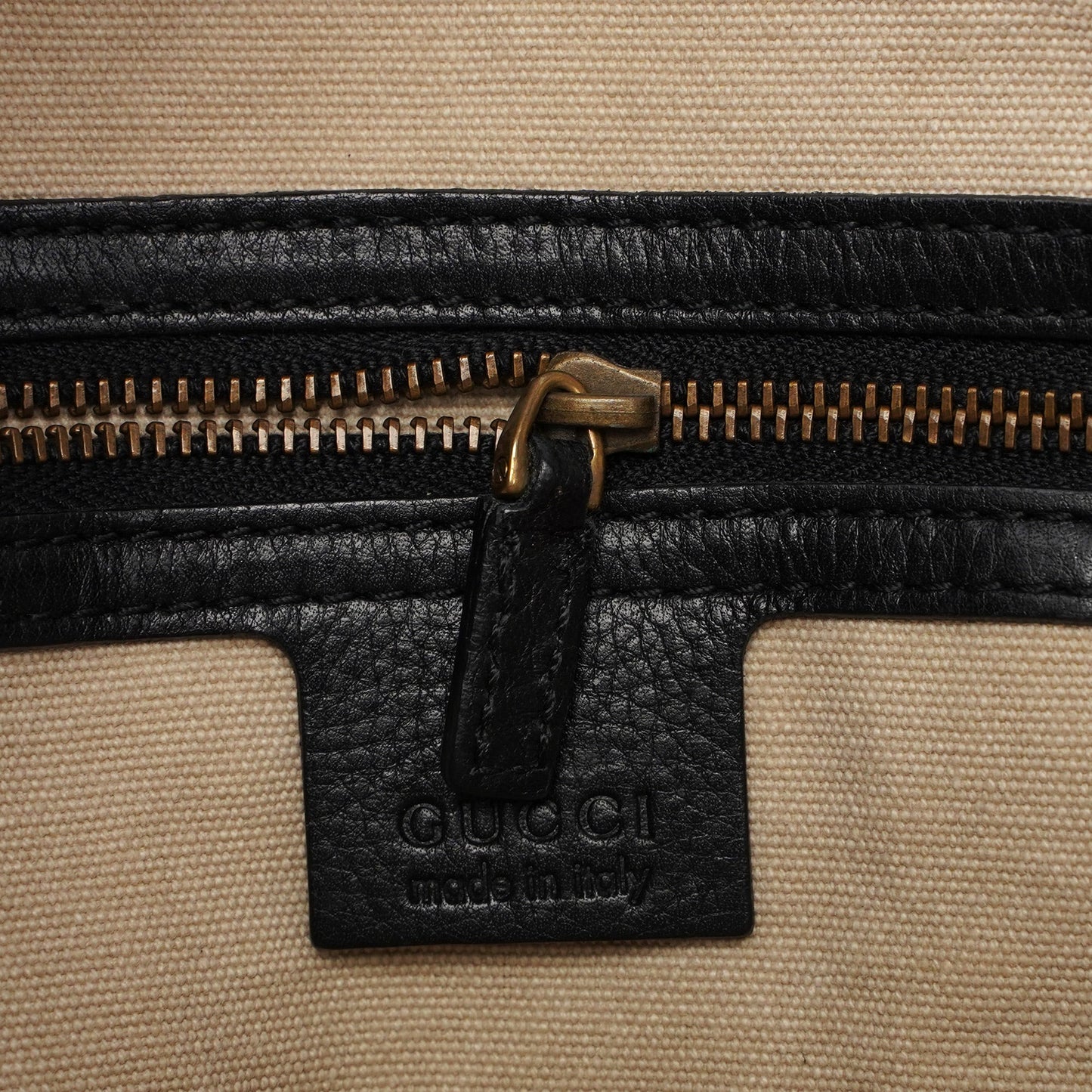 109138 Black Calfskin Bamboo Dual Handle Bag