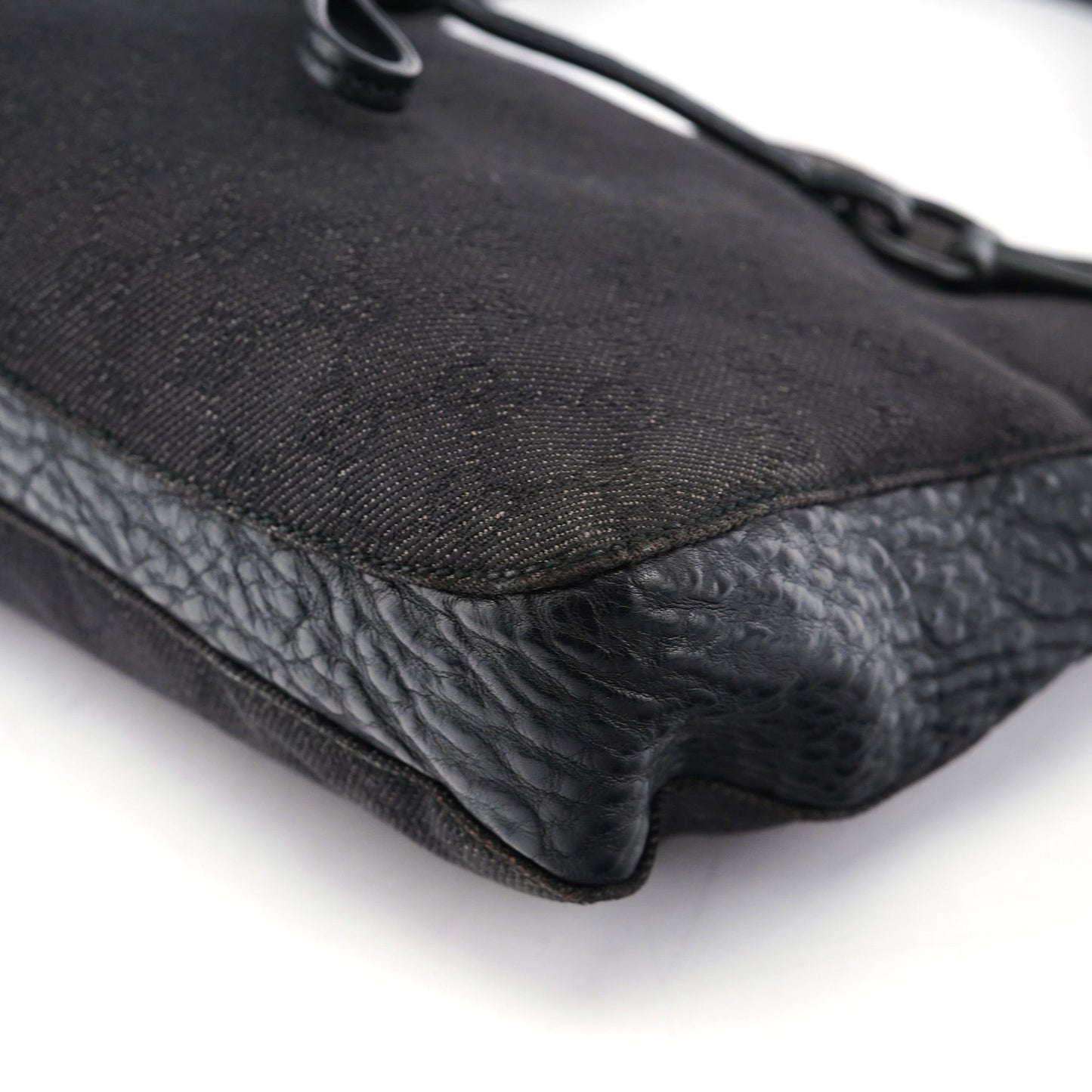 109175 Anthracite GG Horsebit Shoulder Bag