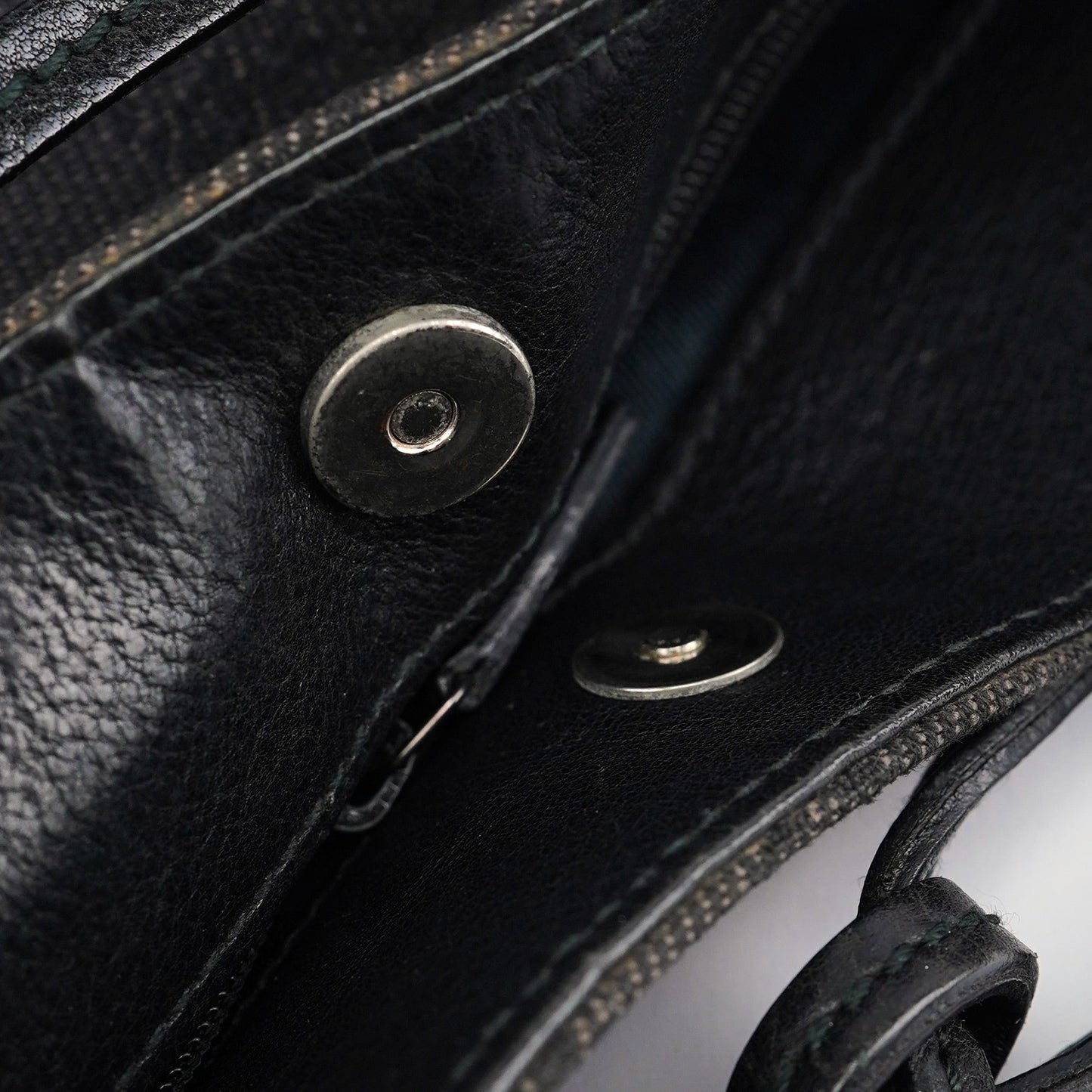 109175 Anthracite GG Horsebit Shoulder Bag