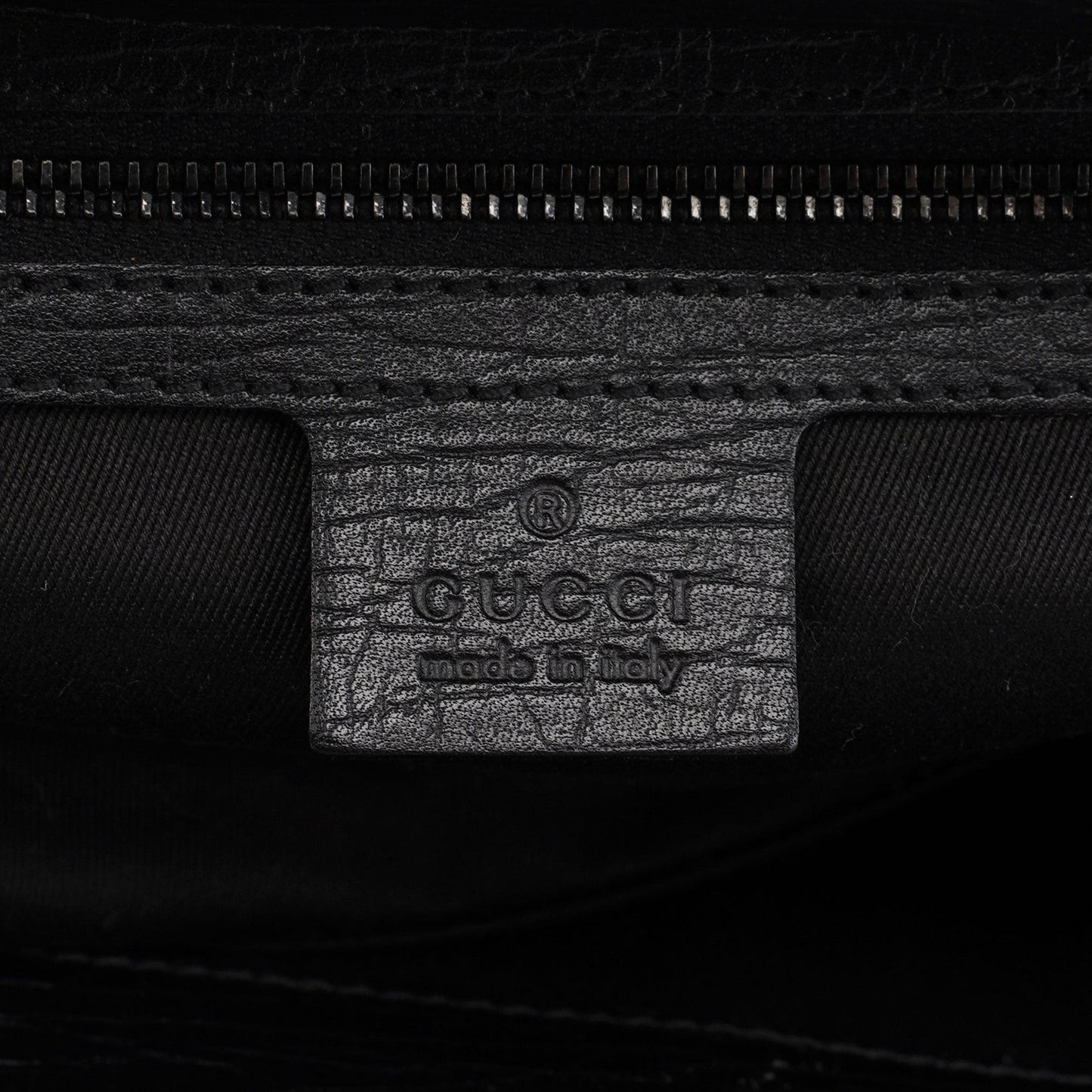 112683 Beige GG Wood Handle Bag