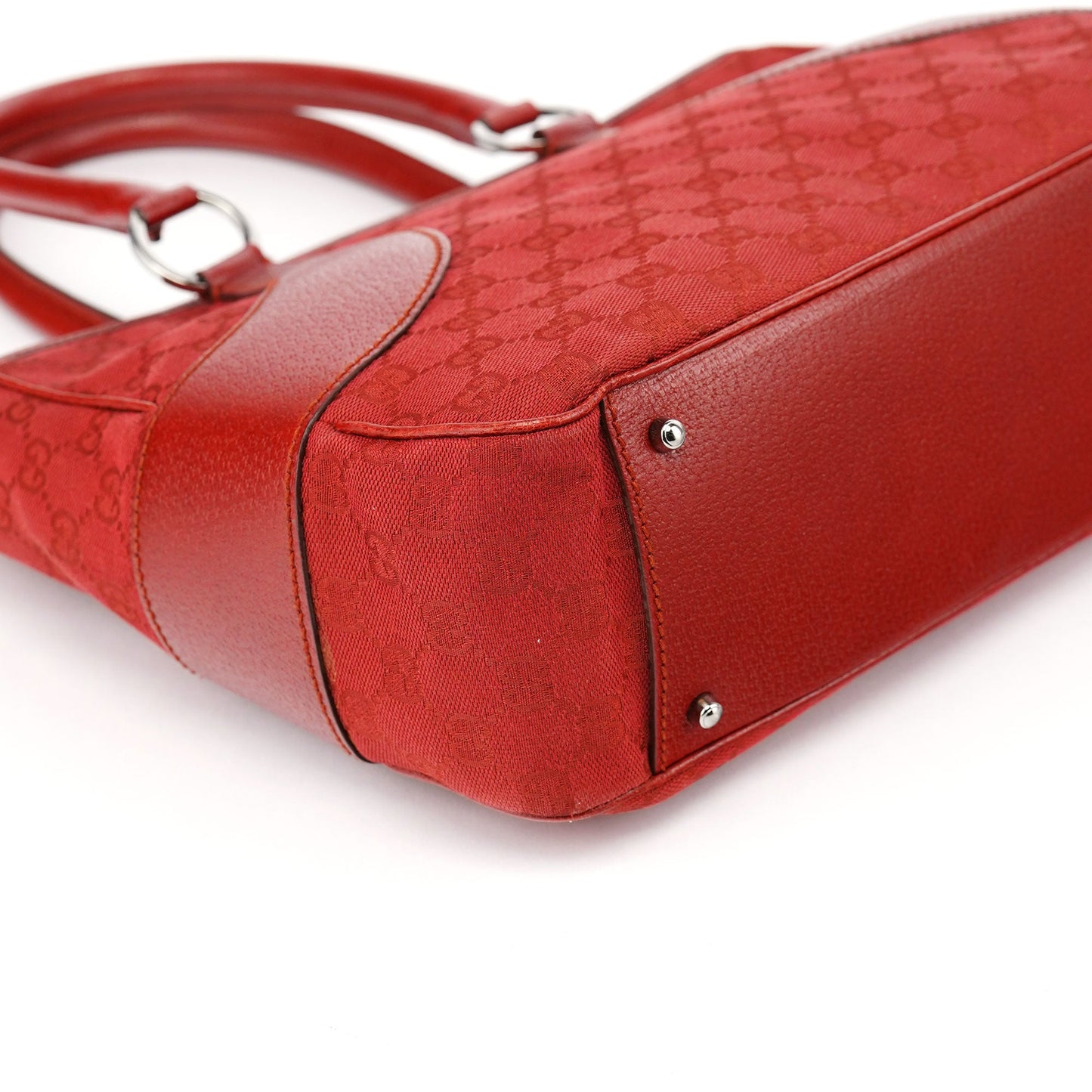 113011 Red GG Tote Bag