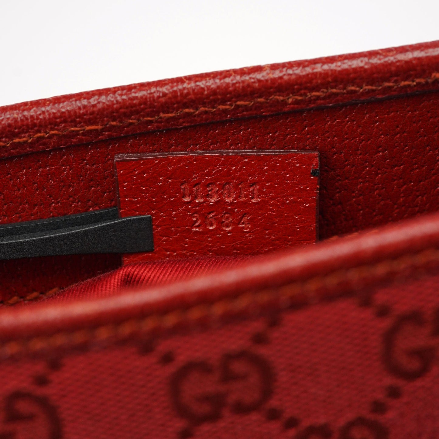 113011 Red GG Tote Bag