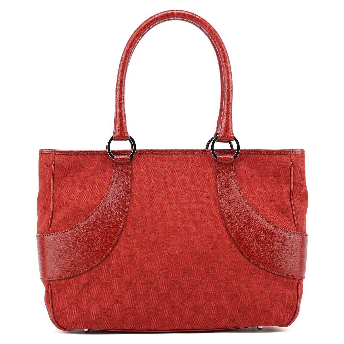 113011 Red GG Tote Bag