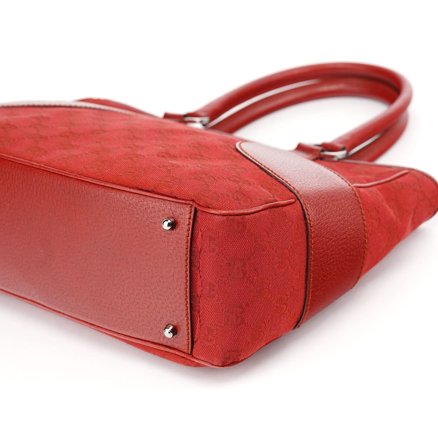 113011 Red GG Tote Bag