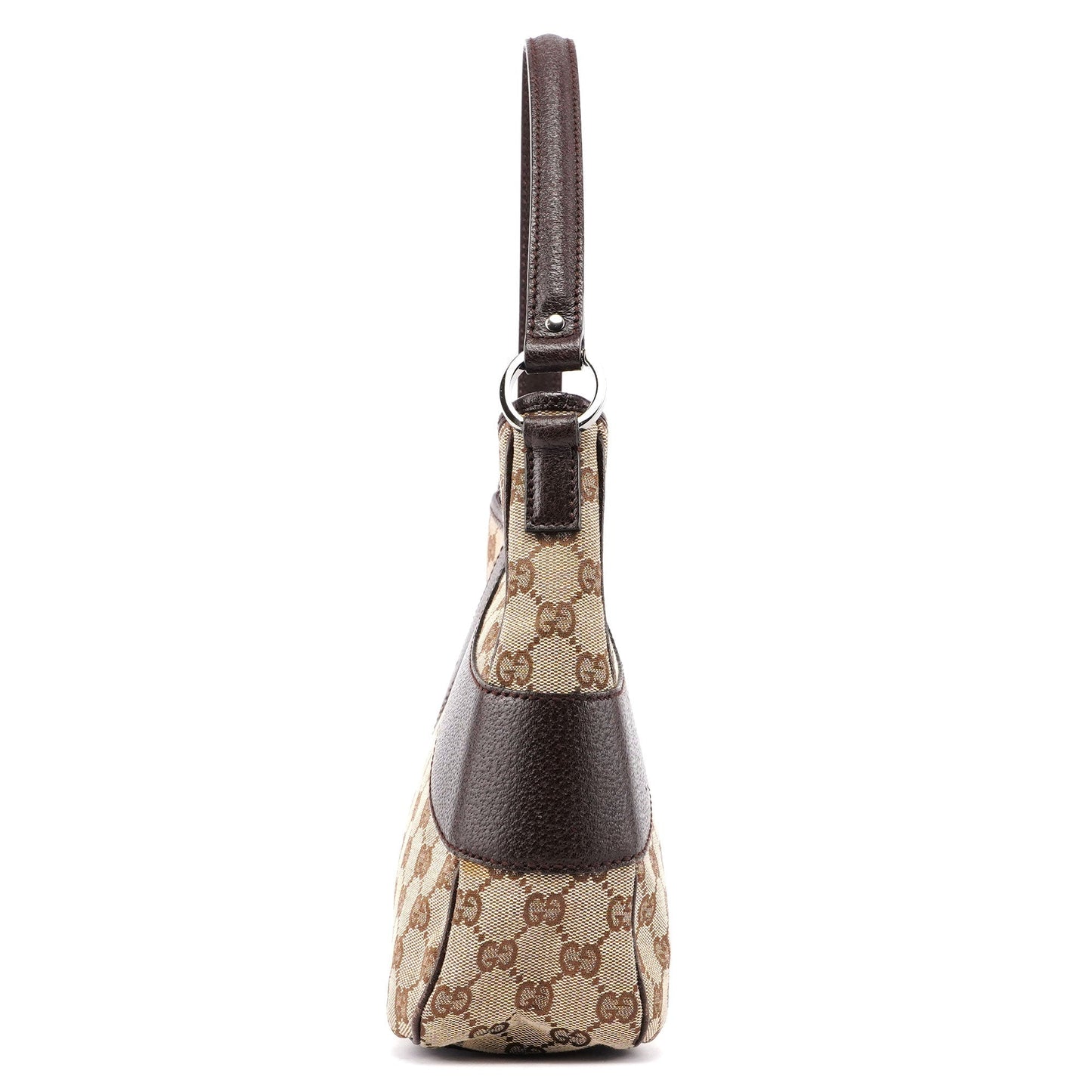 113012 Beige Brown GG Shoulder Bag