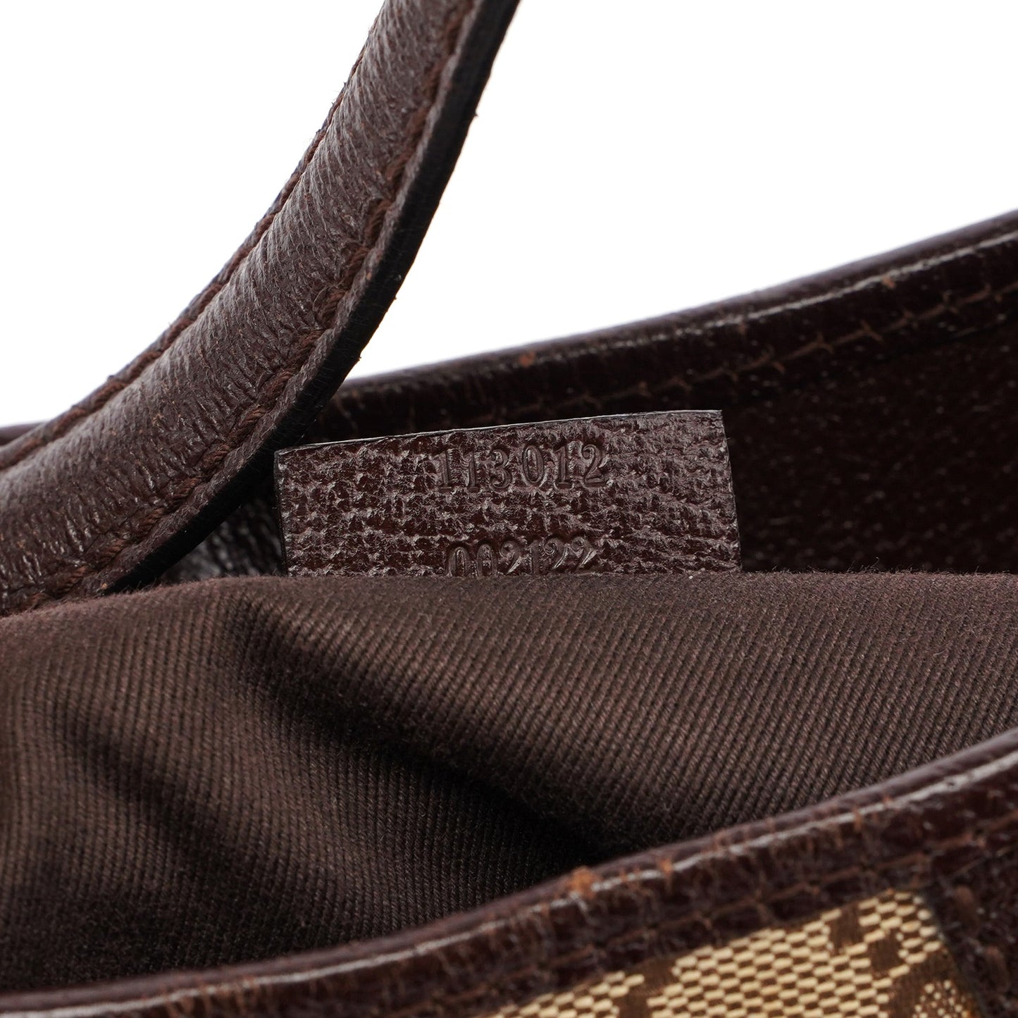 113012 Beige Brown GG Shoulder Bag