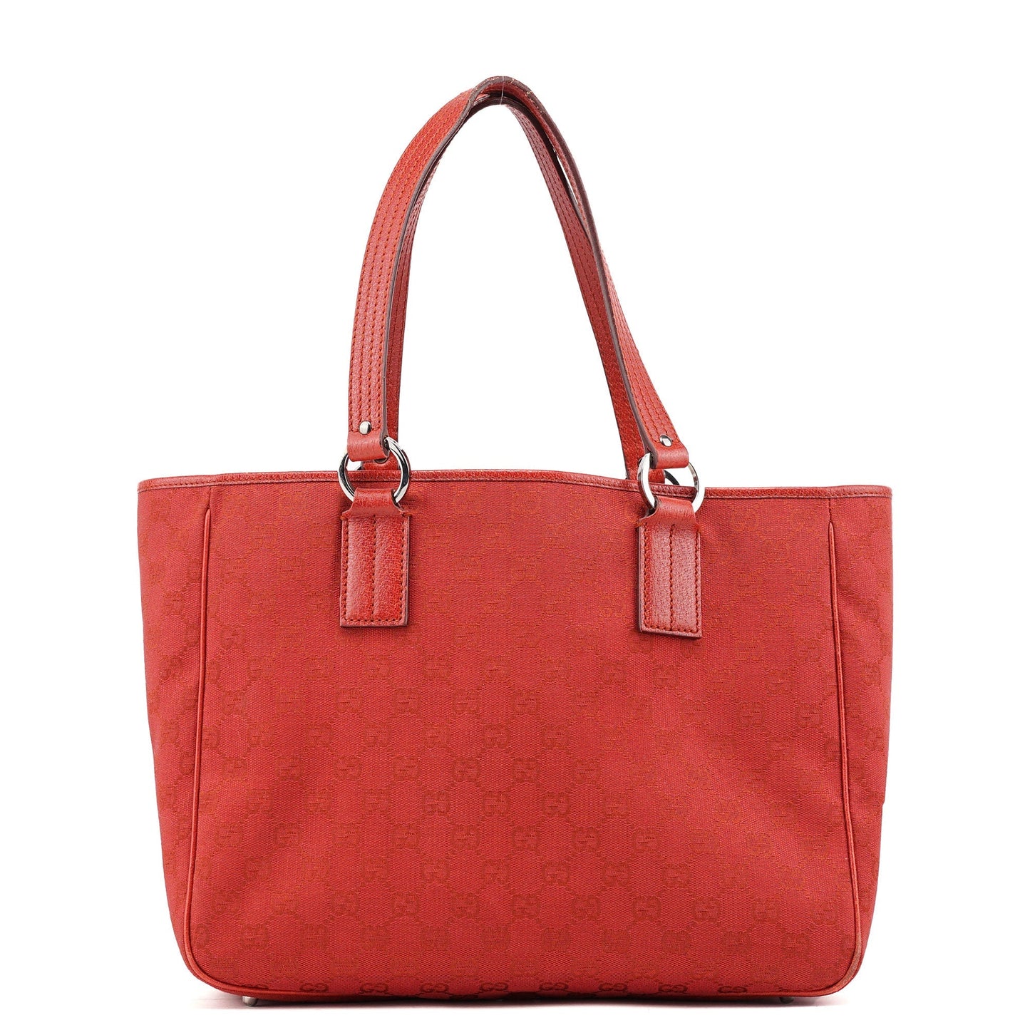 113017 Red GG Tote Bag