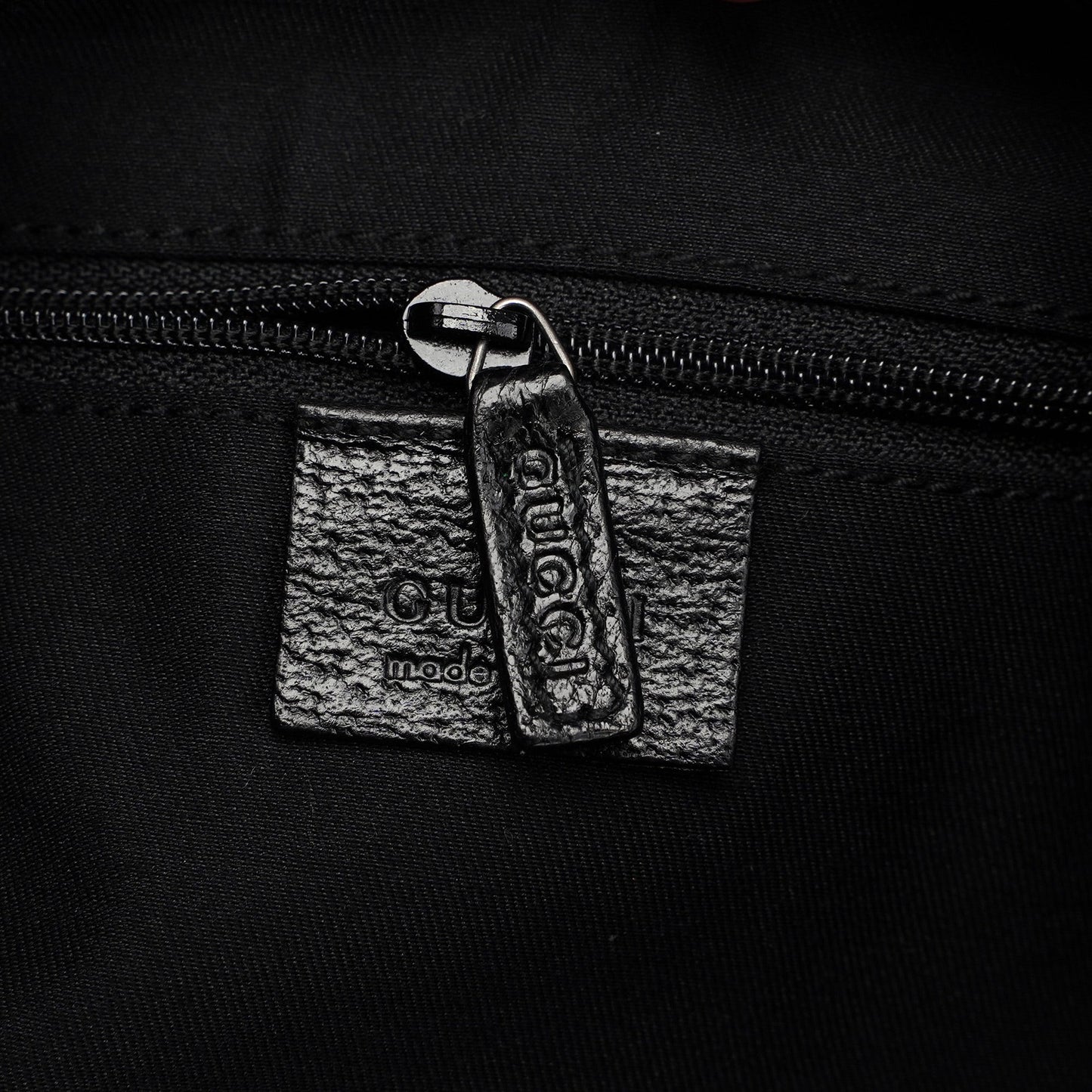 115003 Black GG Shoulder Bag