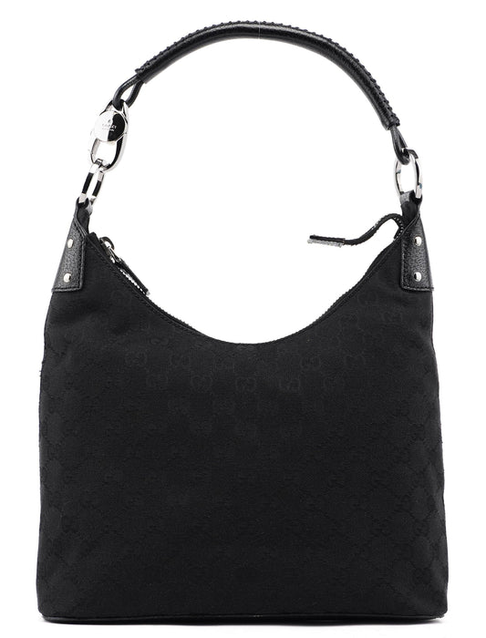 115003 Black GG Shoulder Bag