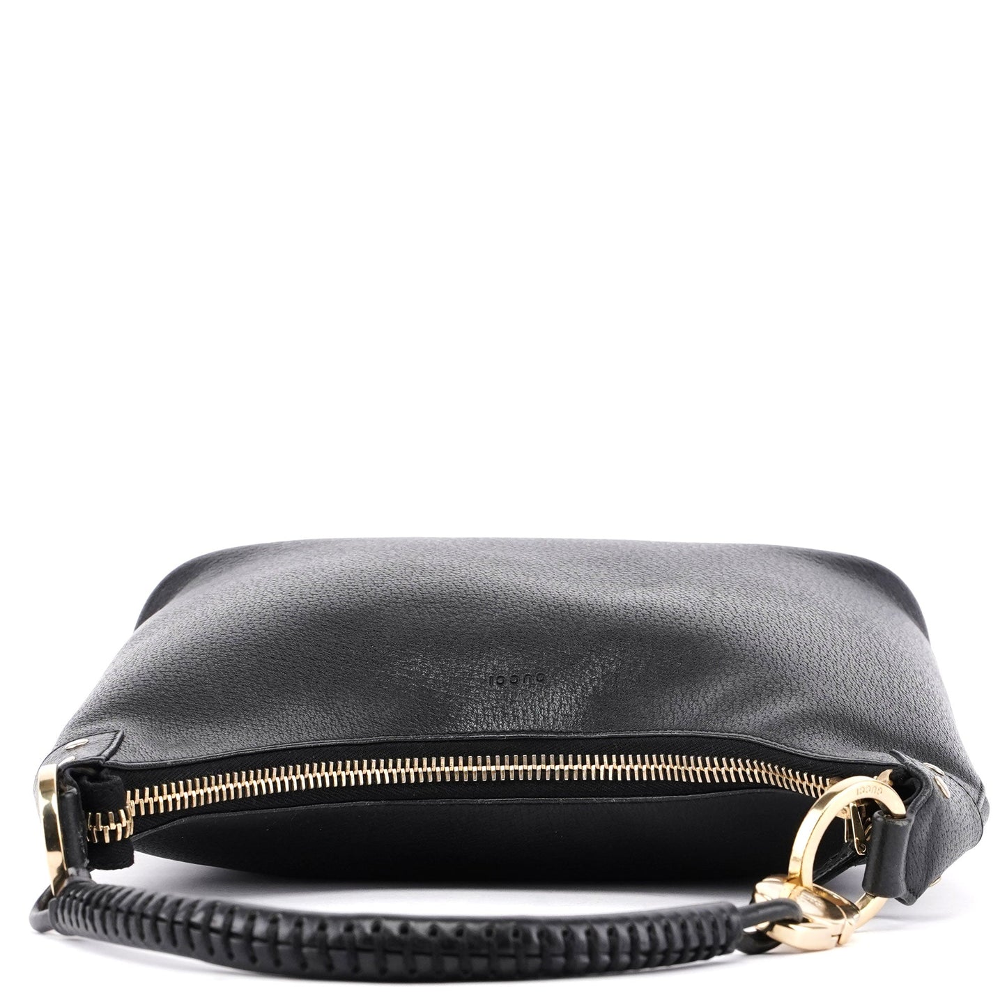 115003 Black Leather Shoulder Bag