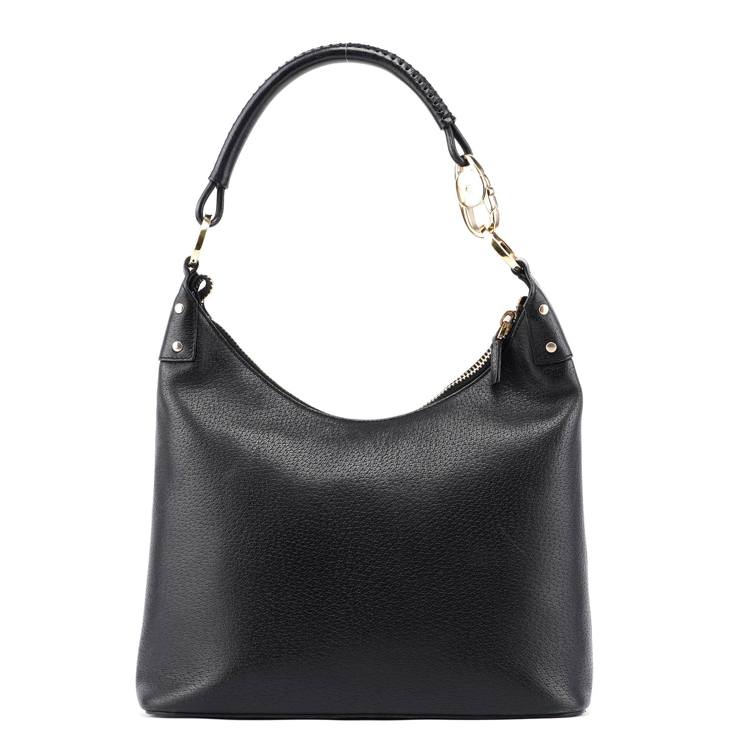 115003 Black Leather Shoulder Bag