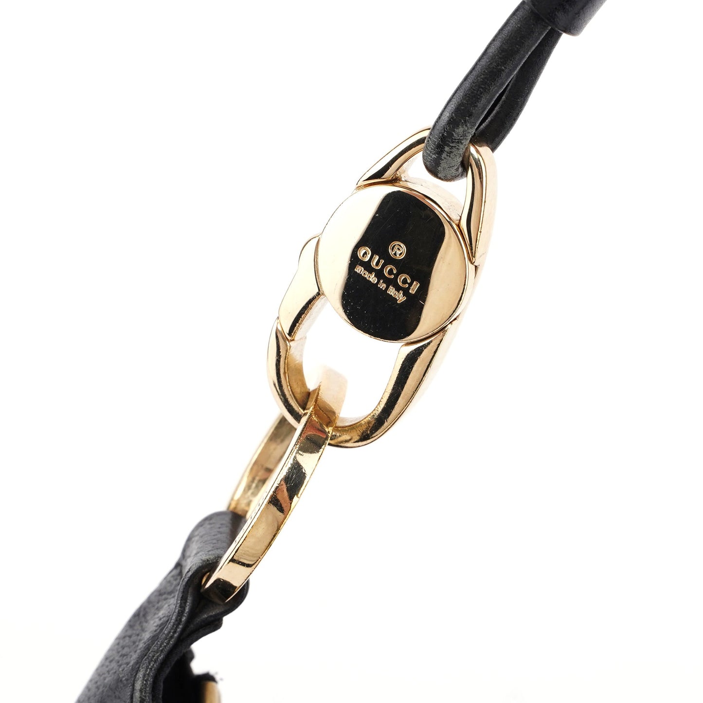 115003 Black Leather Shoulder Bag